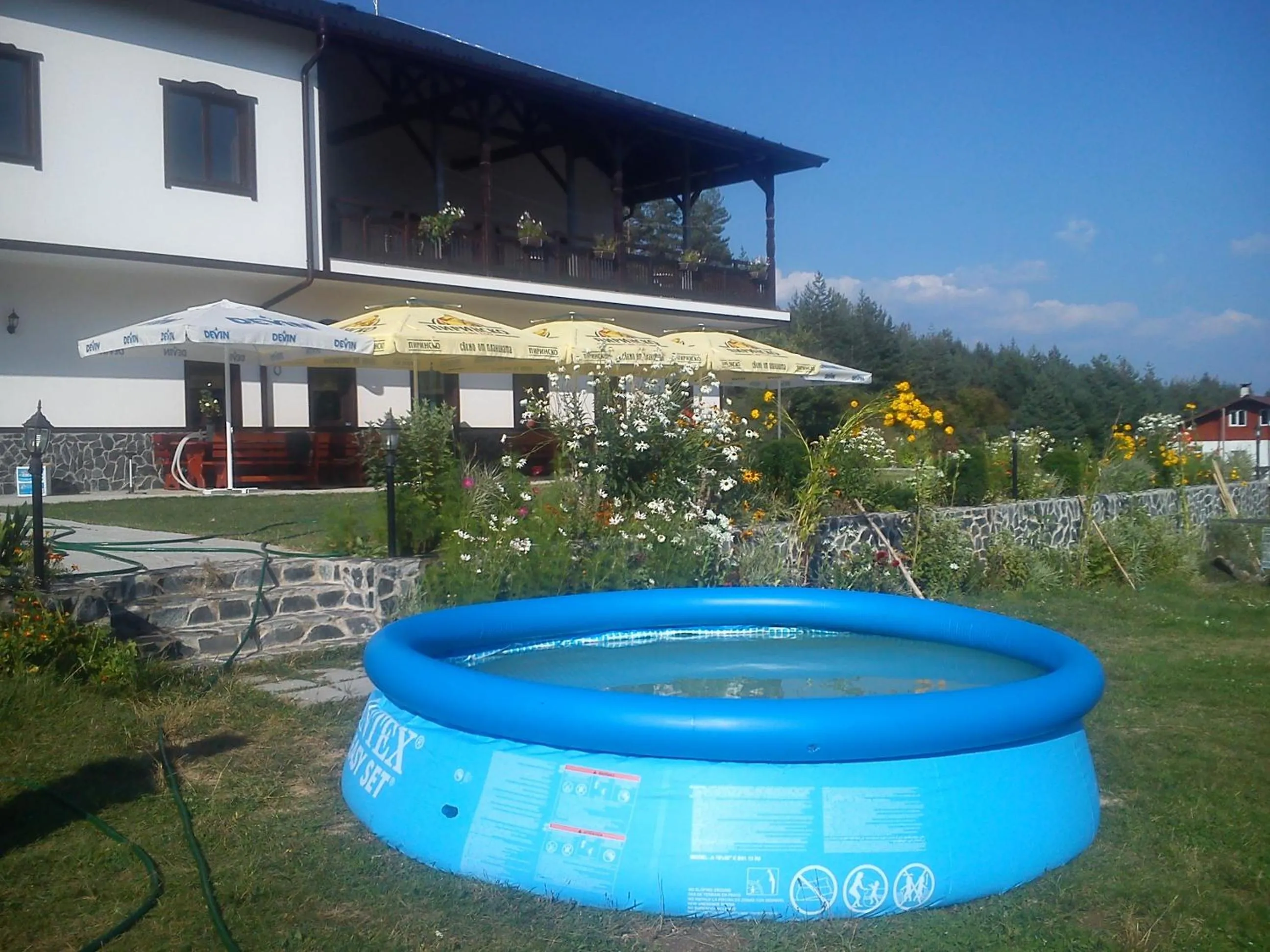 Swimming pool in Rusaliite Adventure House