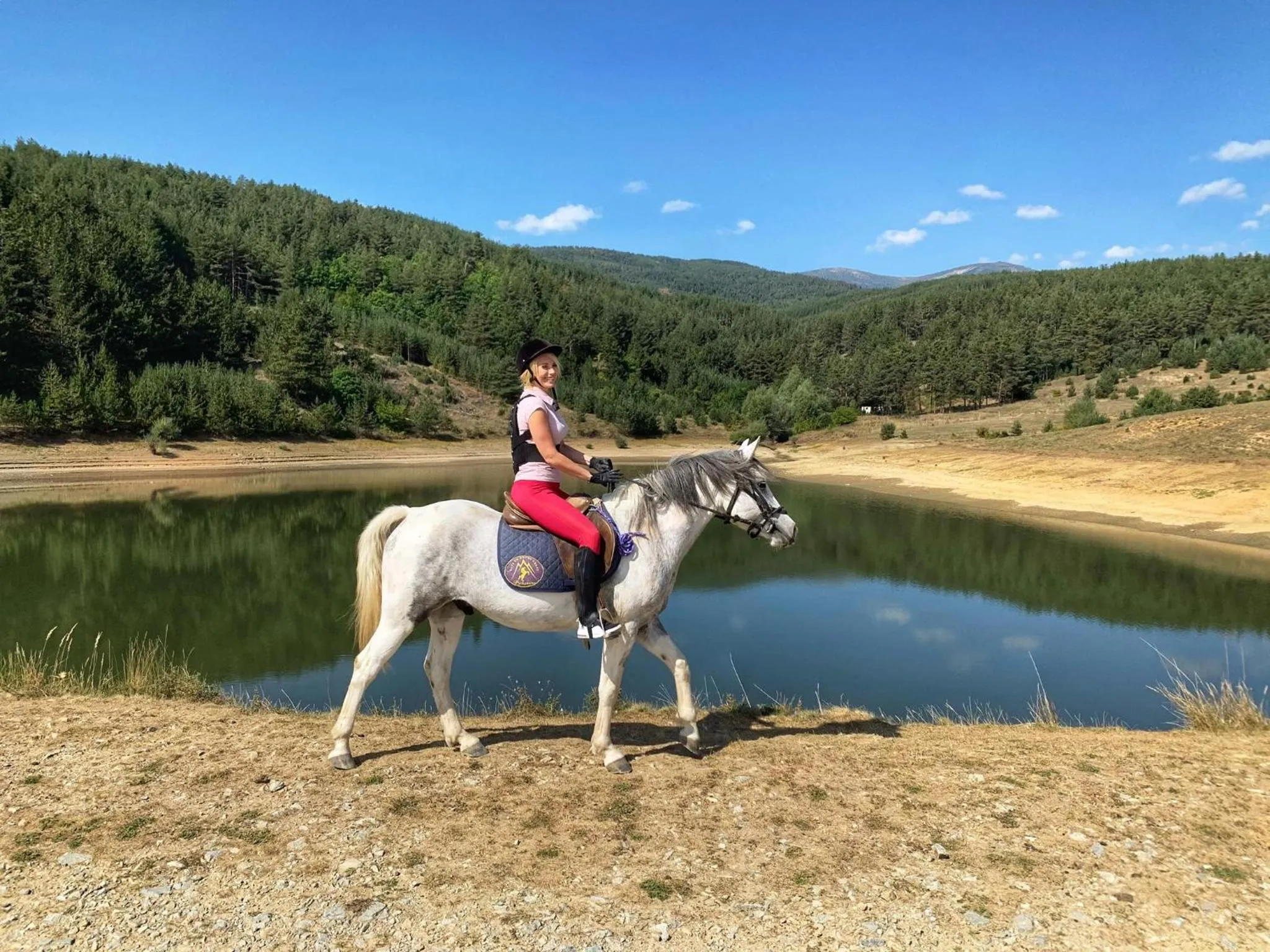 Horse-riding in Rusaliite Adventure House