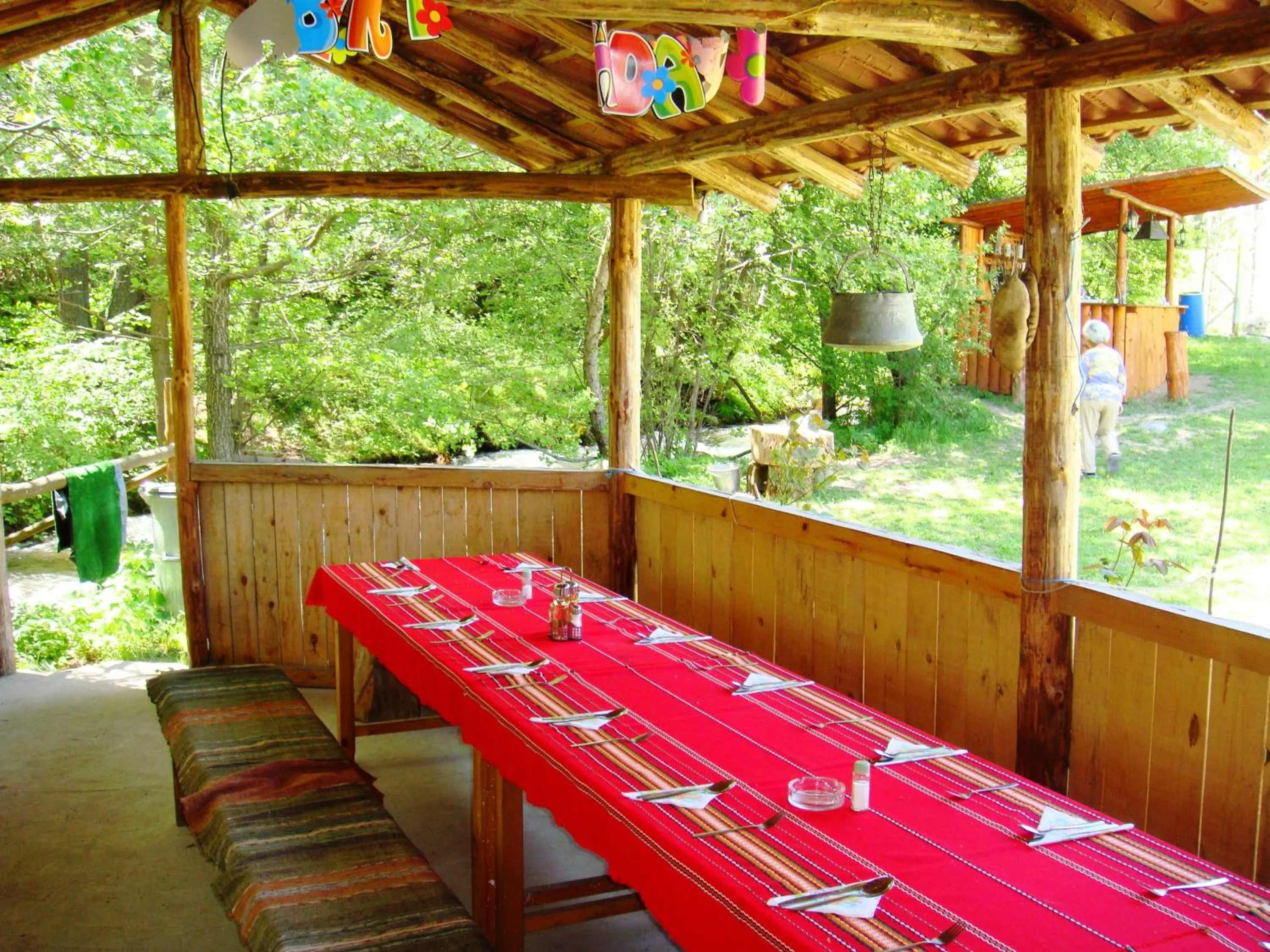 BBQ facilities in Rusaliite Adventure House