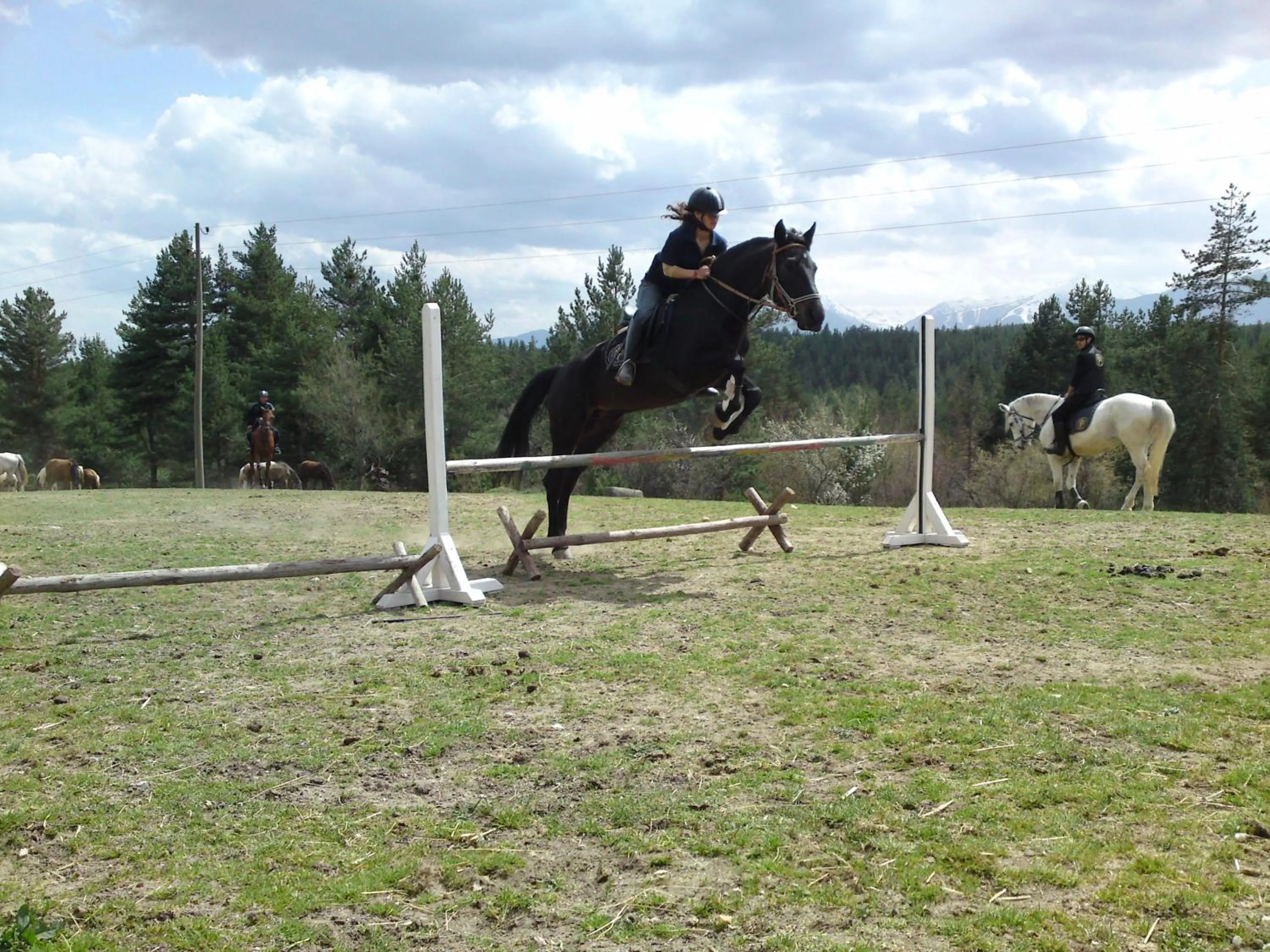 Horse-riding in Rusaliite Adventure House