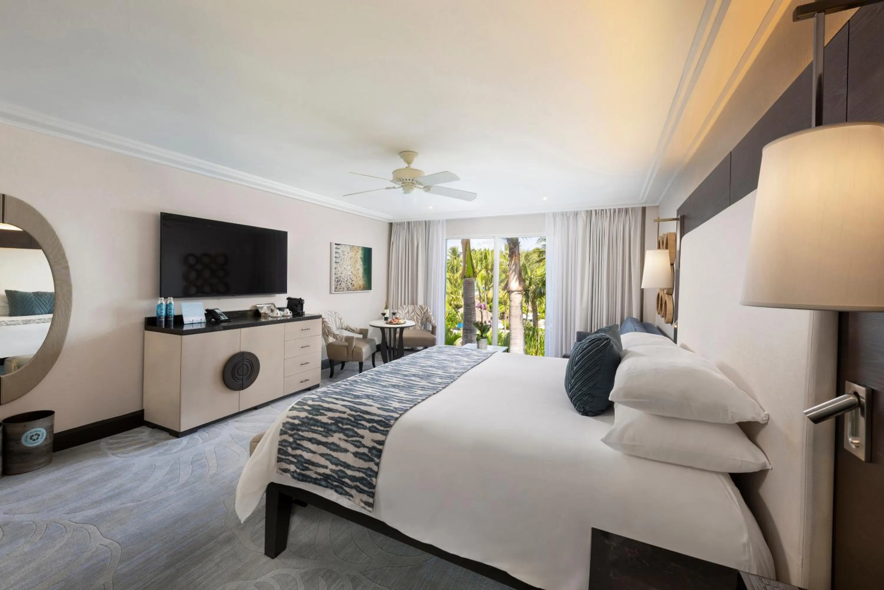 Bed in The Palms Hotel & Spa