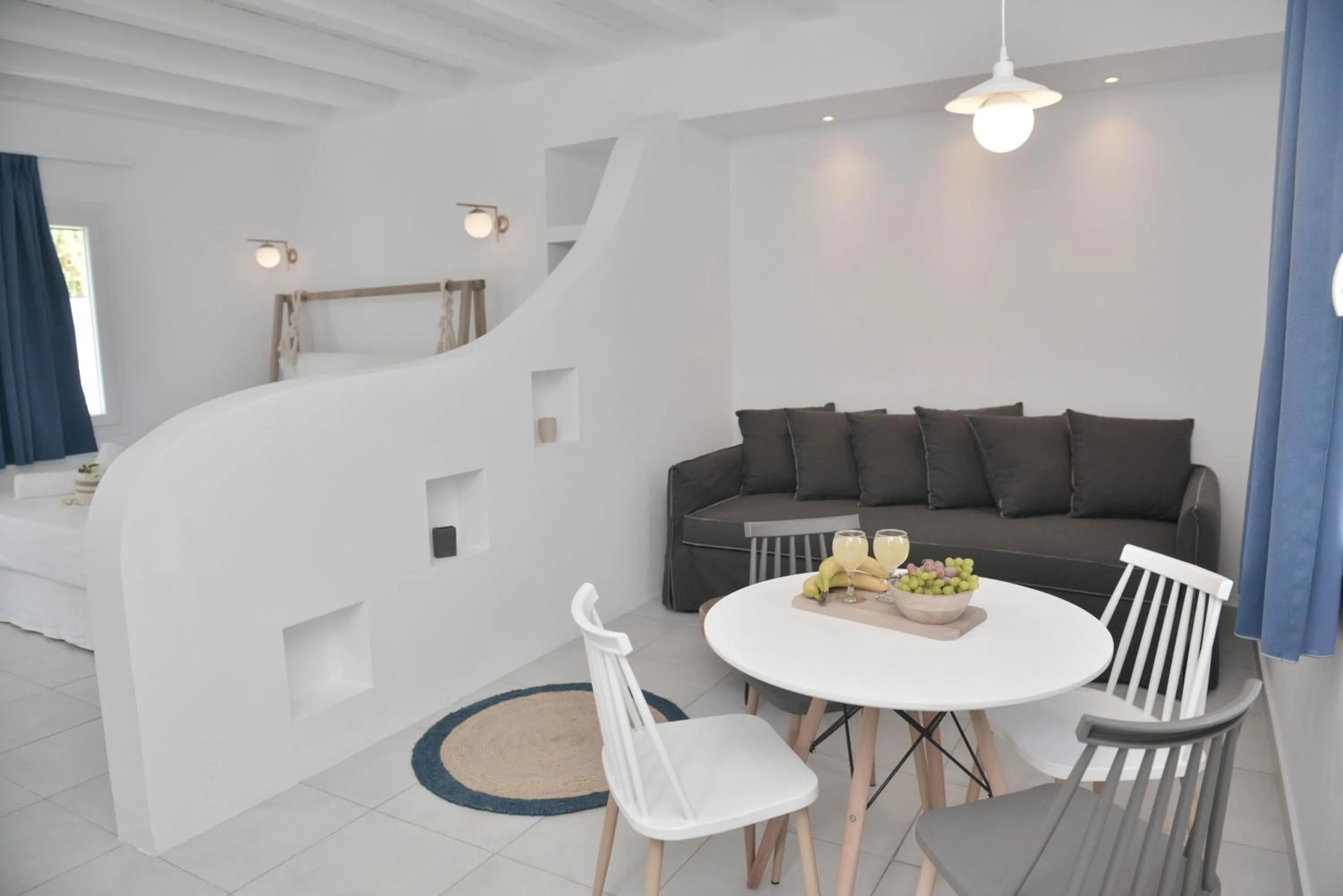 Living room in Blue Paradise Apartments