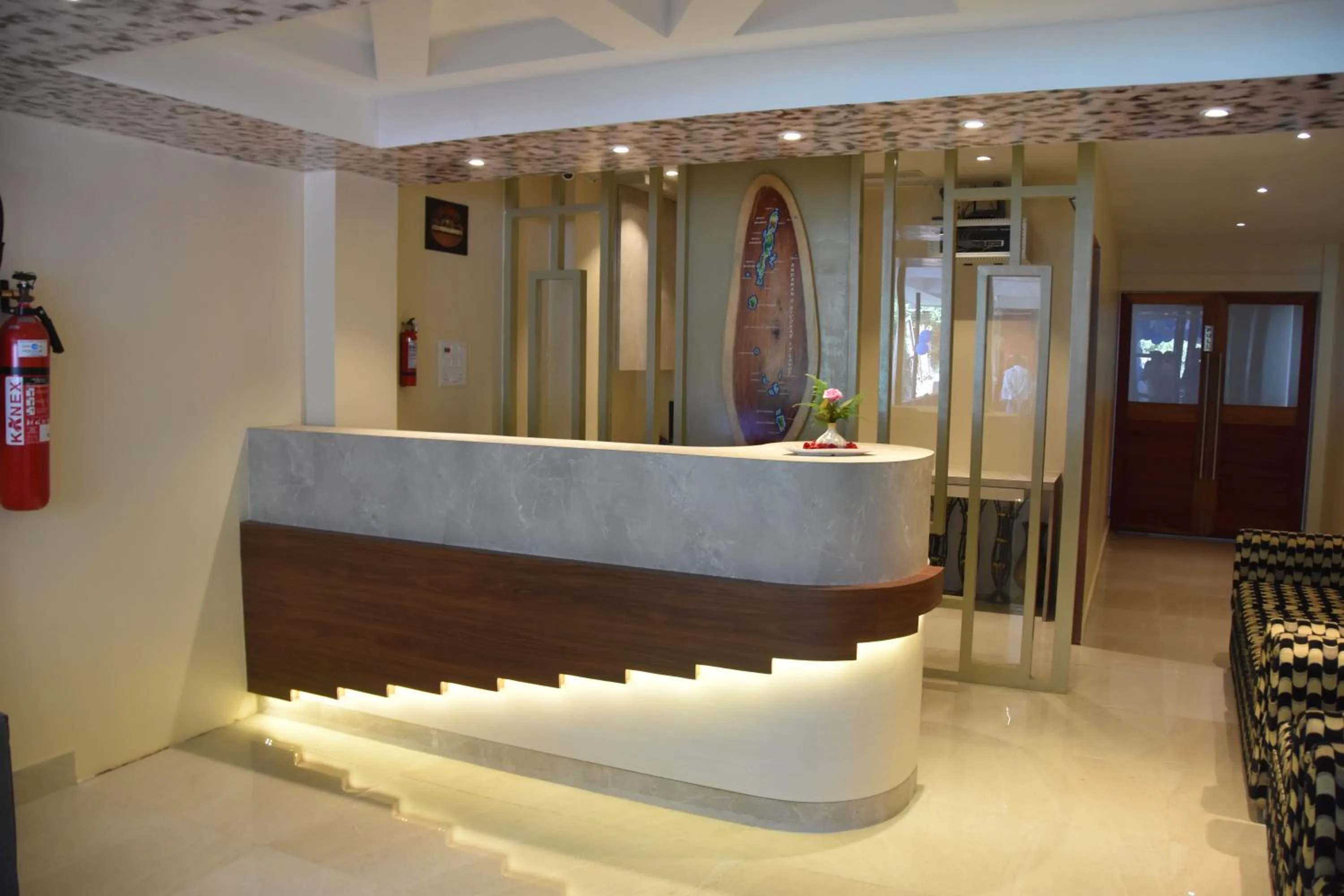 Lobby or reception in Hotel Serene Palace