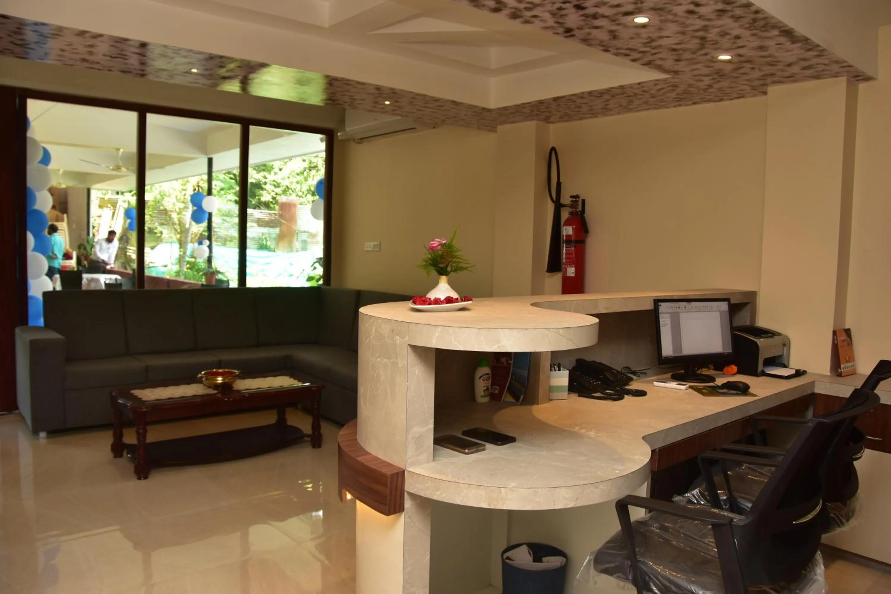 Lobby or reception in Hotel Serene Palace