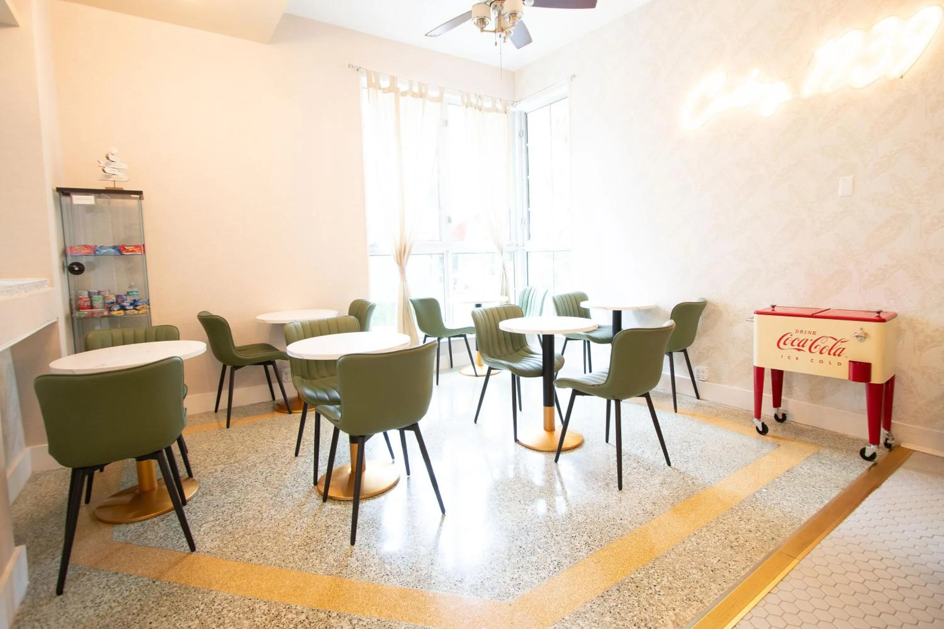 Seating area in Century Hotel