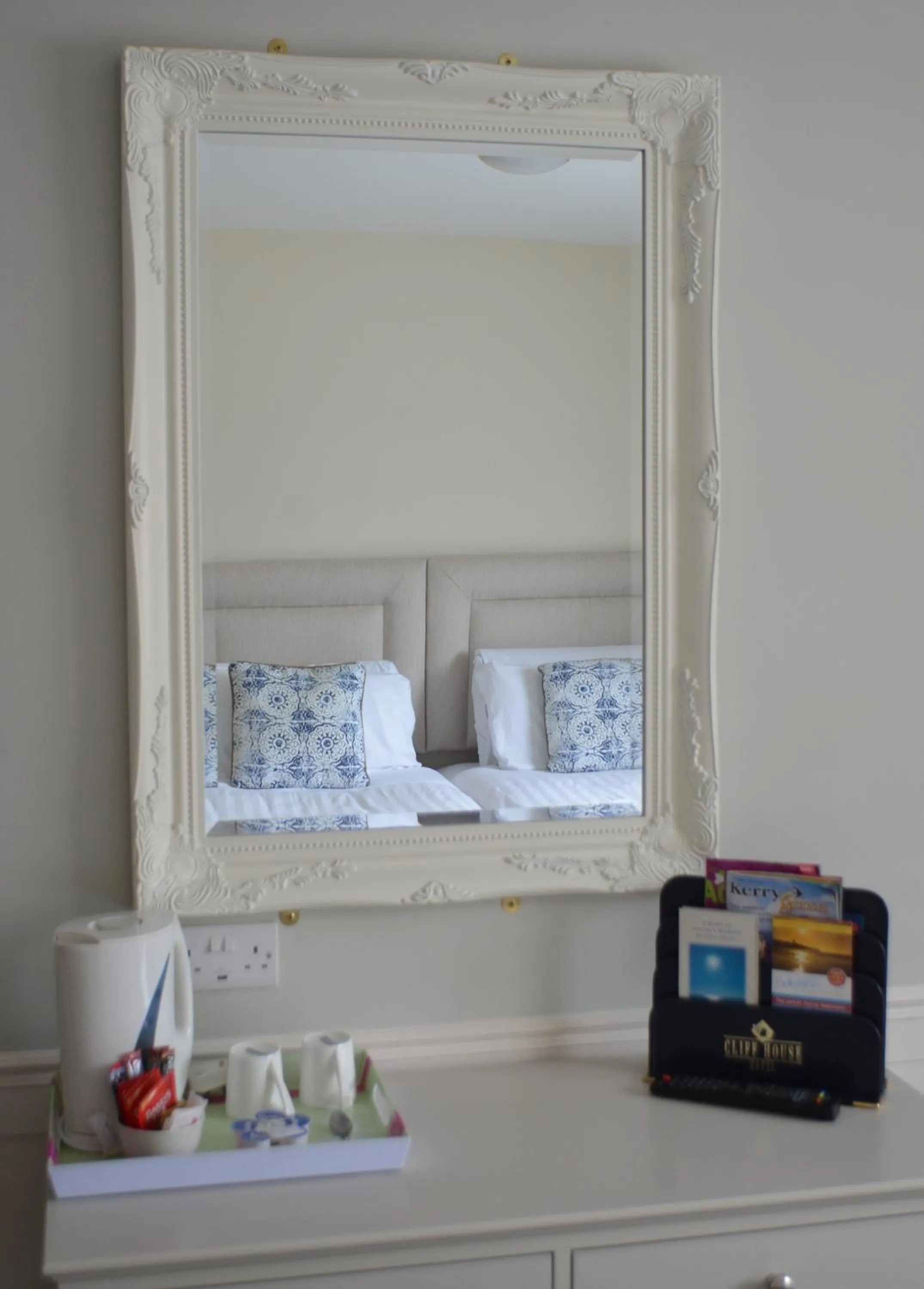 Bed in The Cliff House Hotel