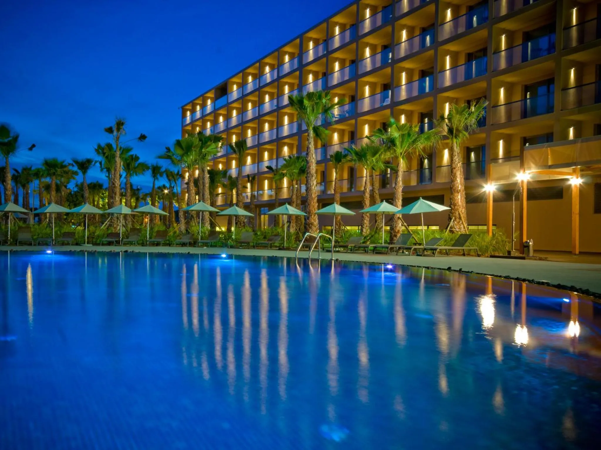 Swimming pool in Salgados Palace