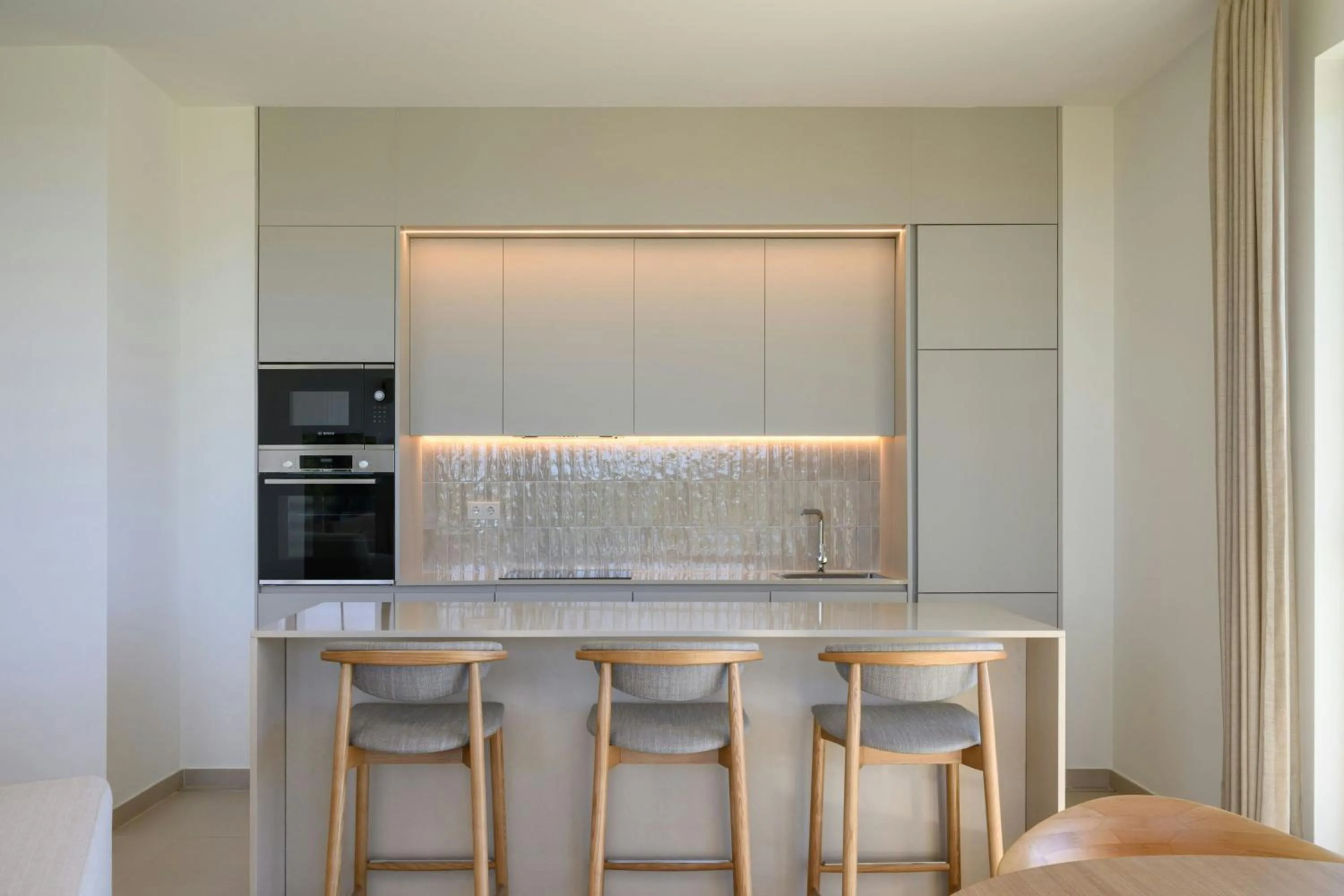 Kitchen or kitchenette in NAU Salgados Dunas Suites