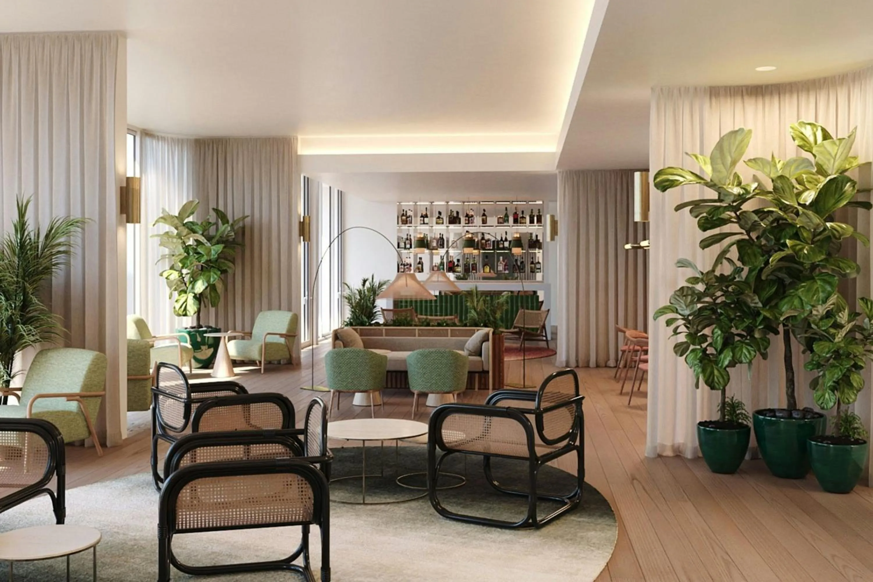 Lounge or bar in NAU Salgados Dunas Suites