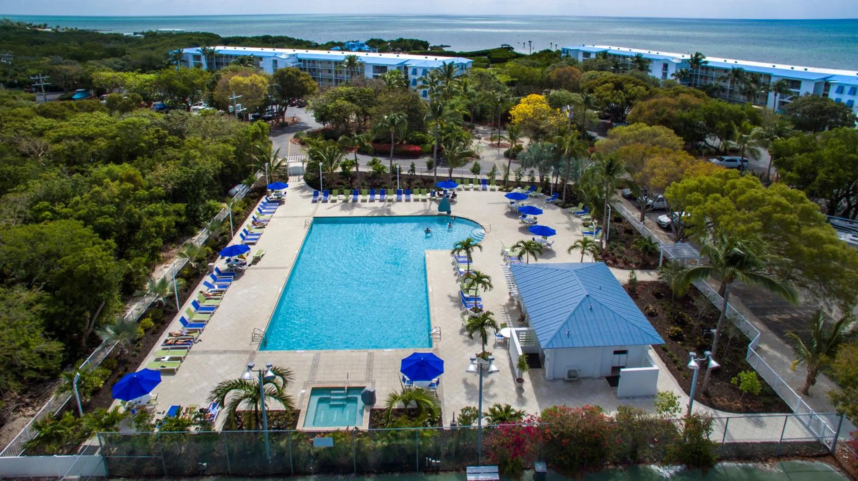 Swimming pool in Ocean Pointe Suites at Key Largo