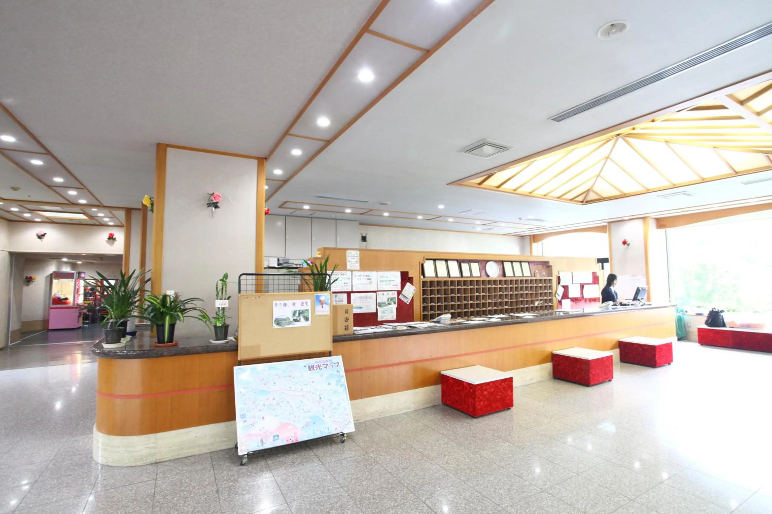 Lobby or reception in Shiobara Onsen Hotel Ohruri
