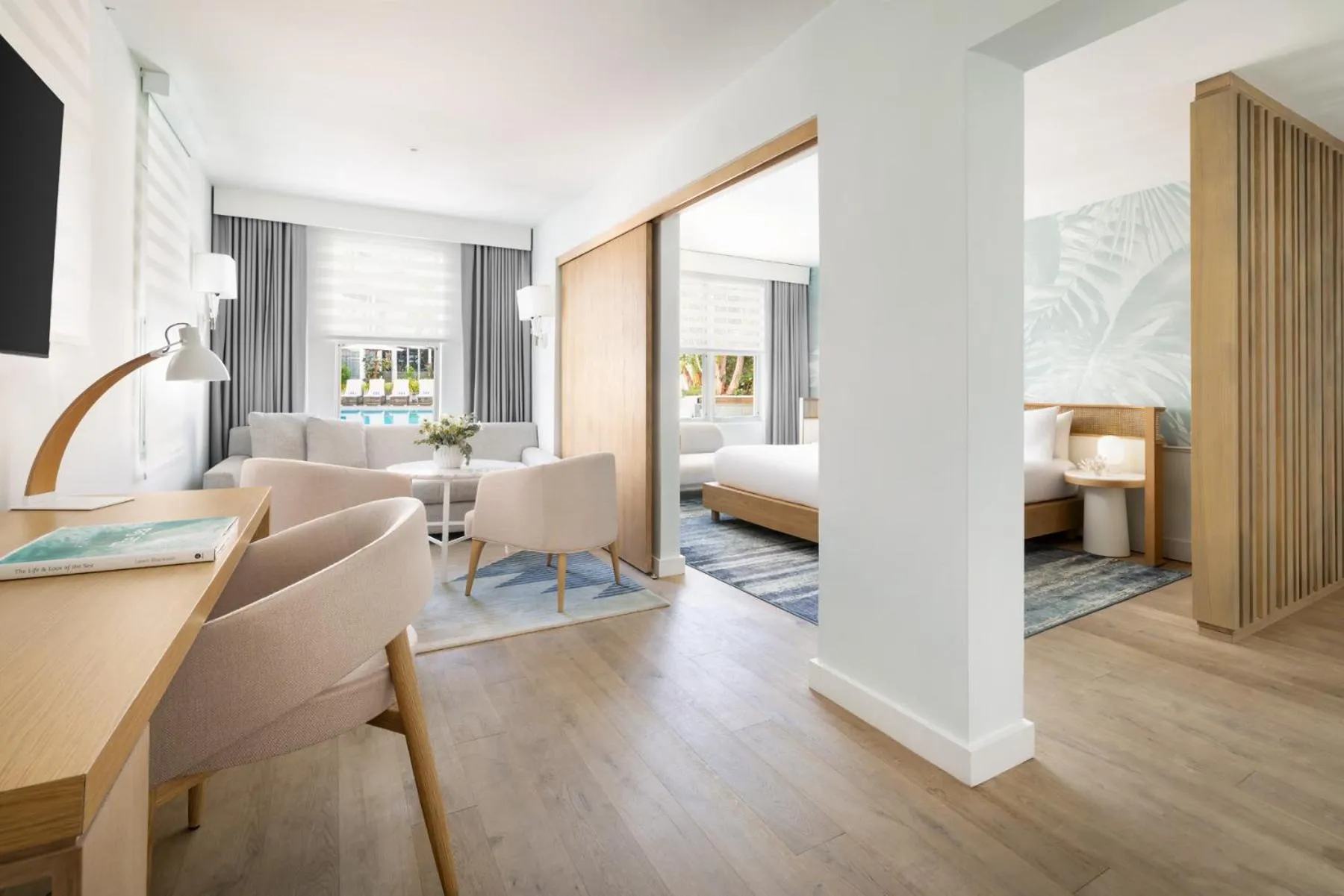 Bed in Park Central South Beach