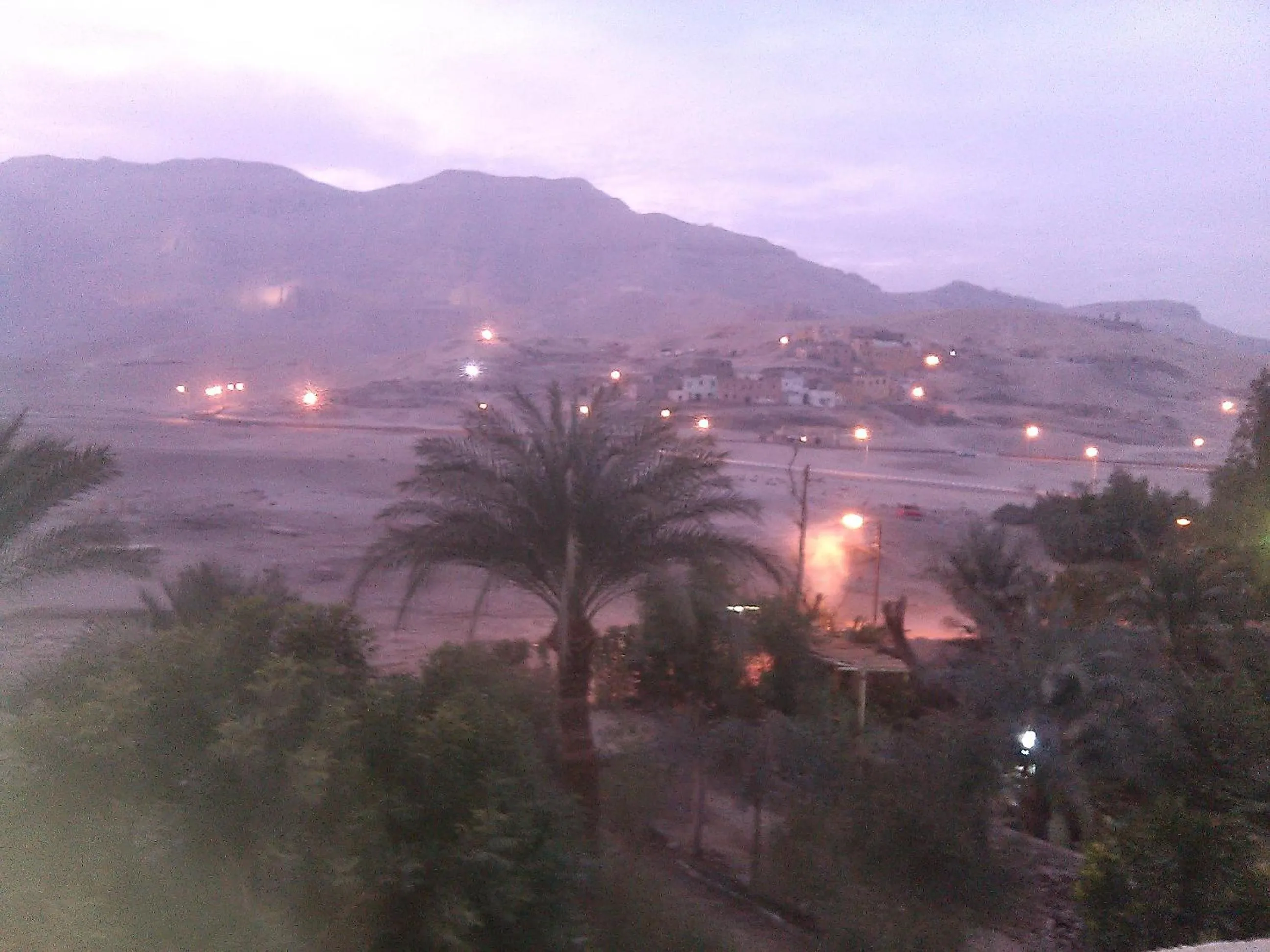 Mountain view in Pharaohs Hotel