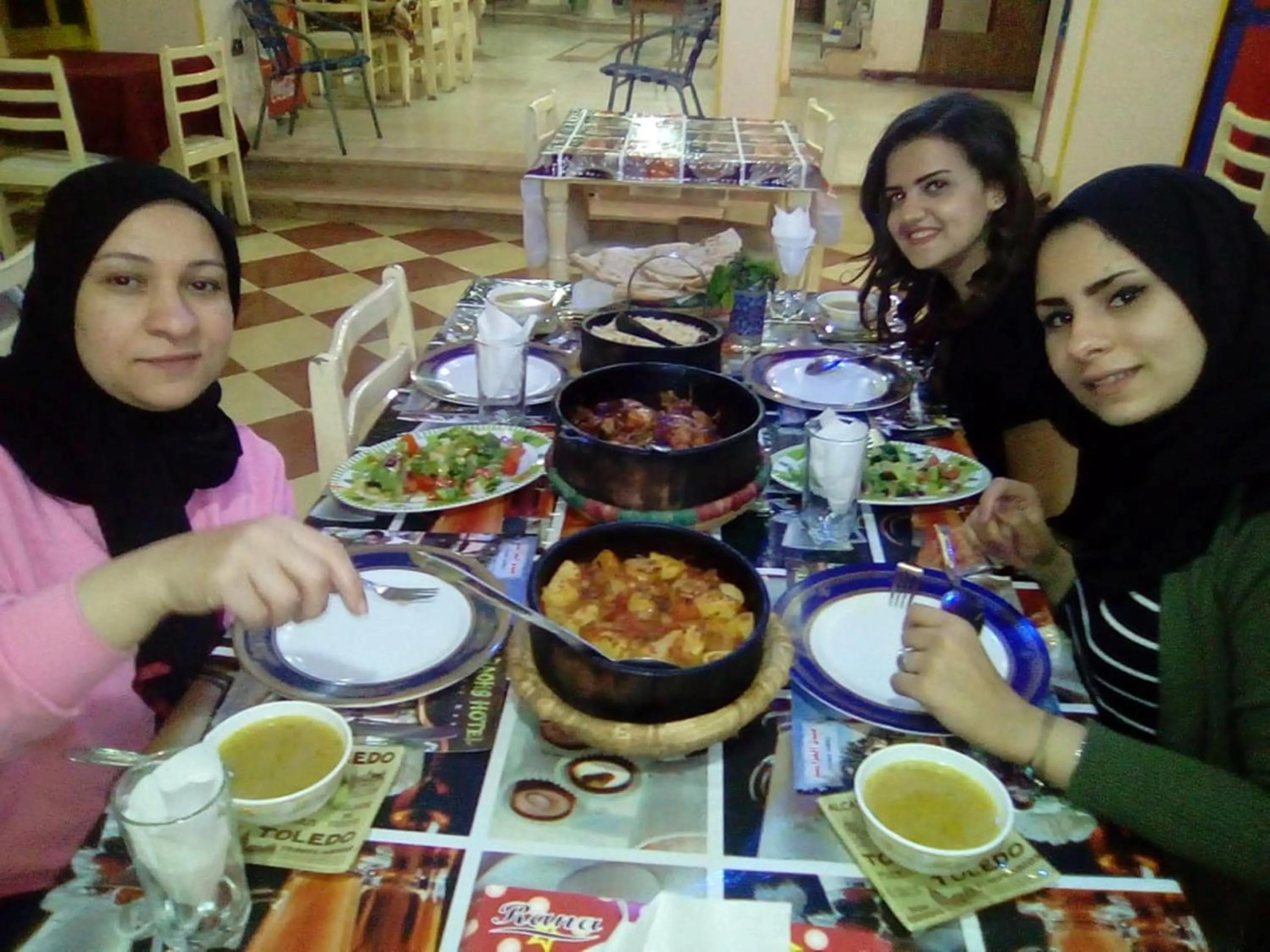 Dinner in Pharaohs Hotel