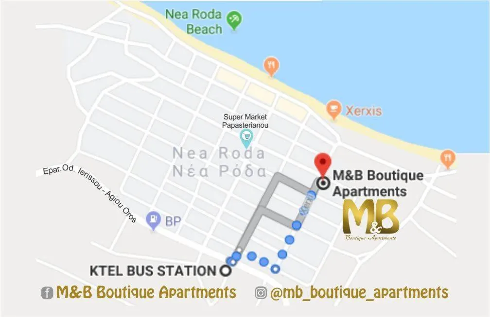 Bird's eye view in M&B boutique apartments