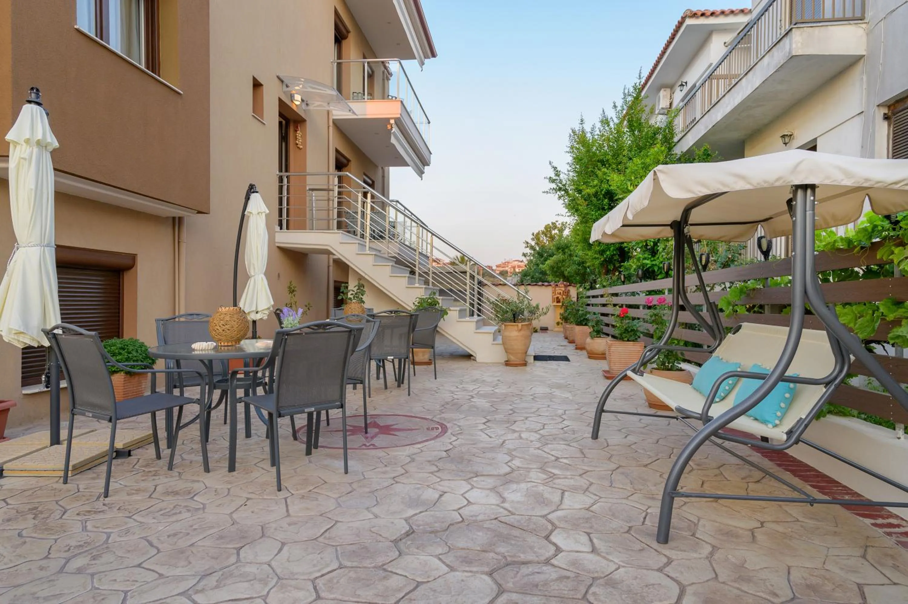 Patio in M&B boutique apartments