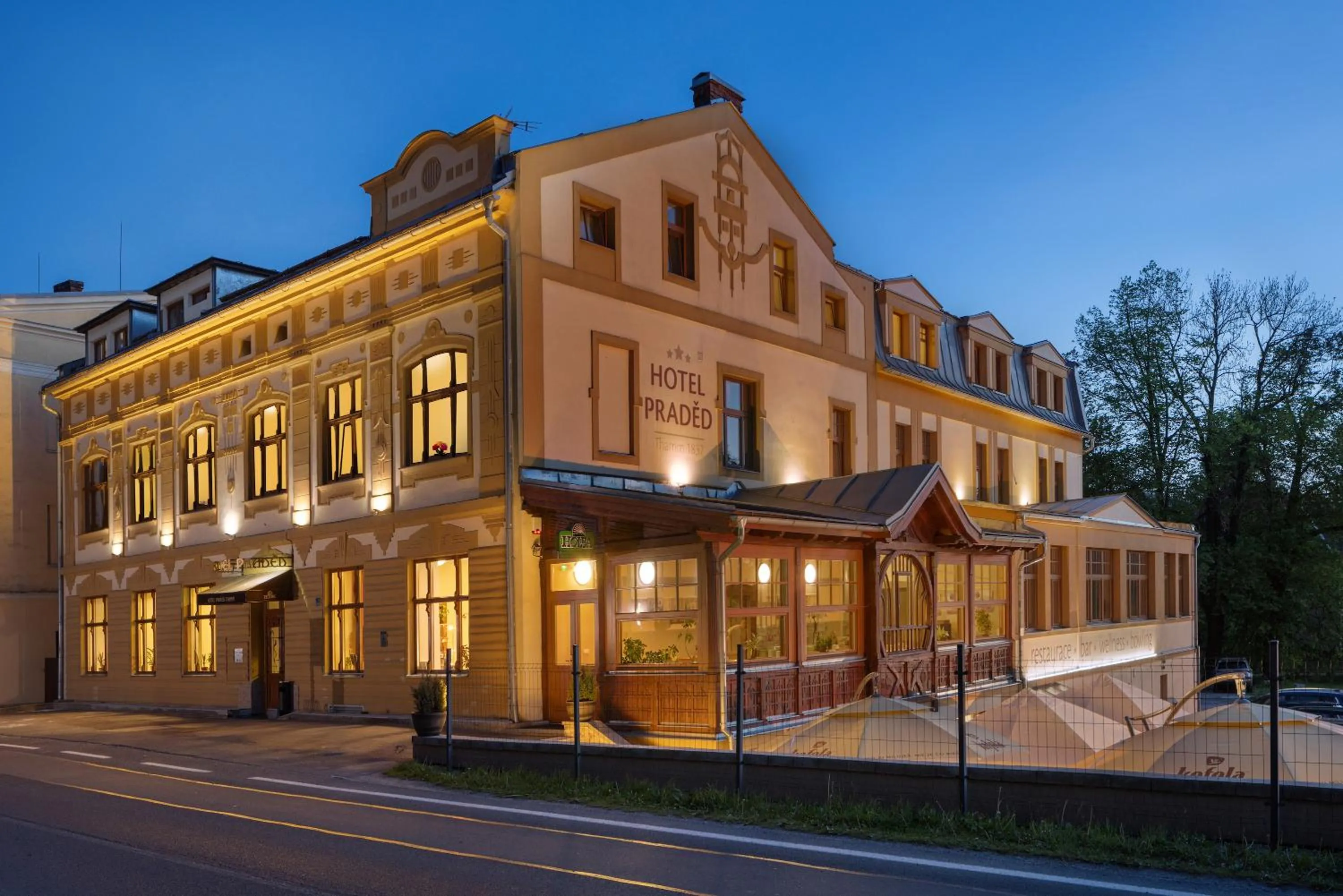 Property building in Hotel Praděd Thamm