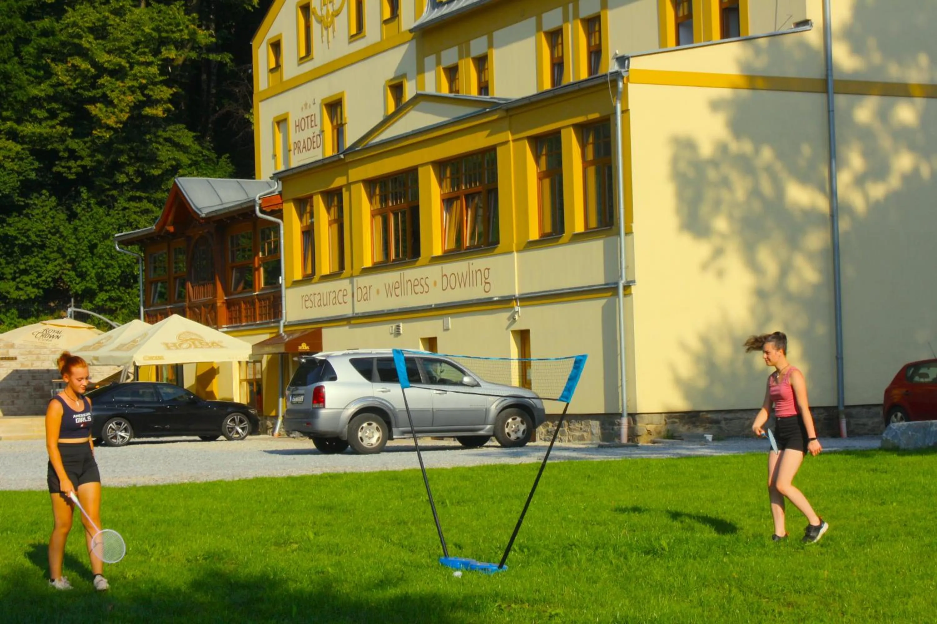 Garden in Hotel Praděd Thamm