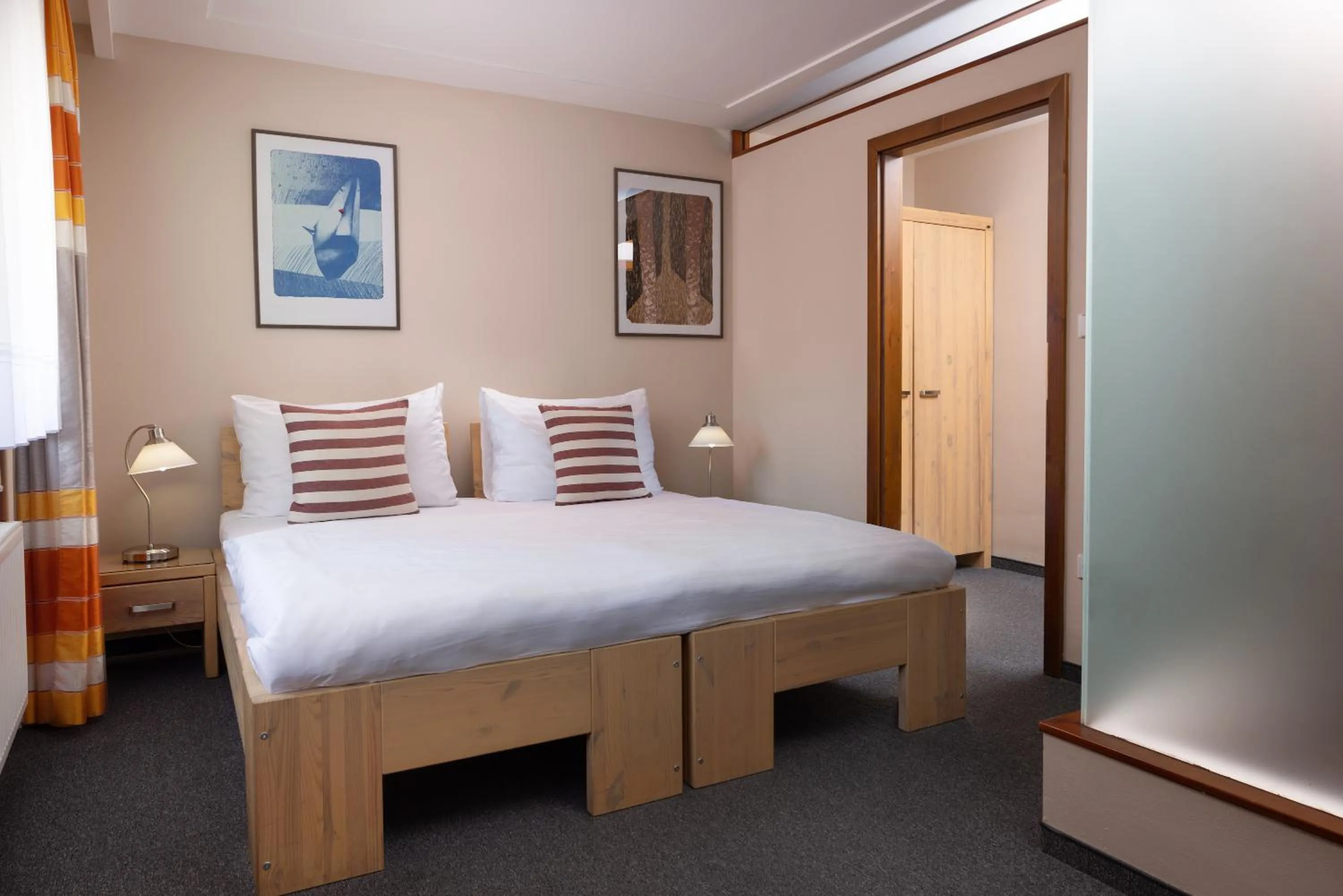Bed in Hotel Praděd Thamm