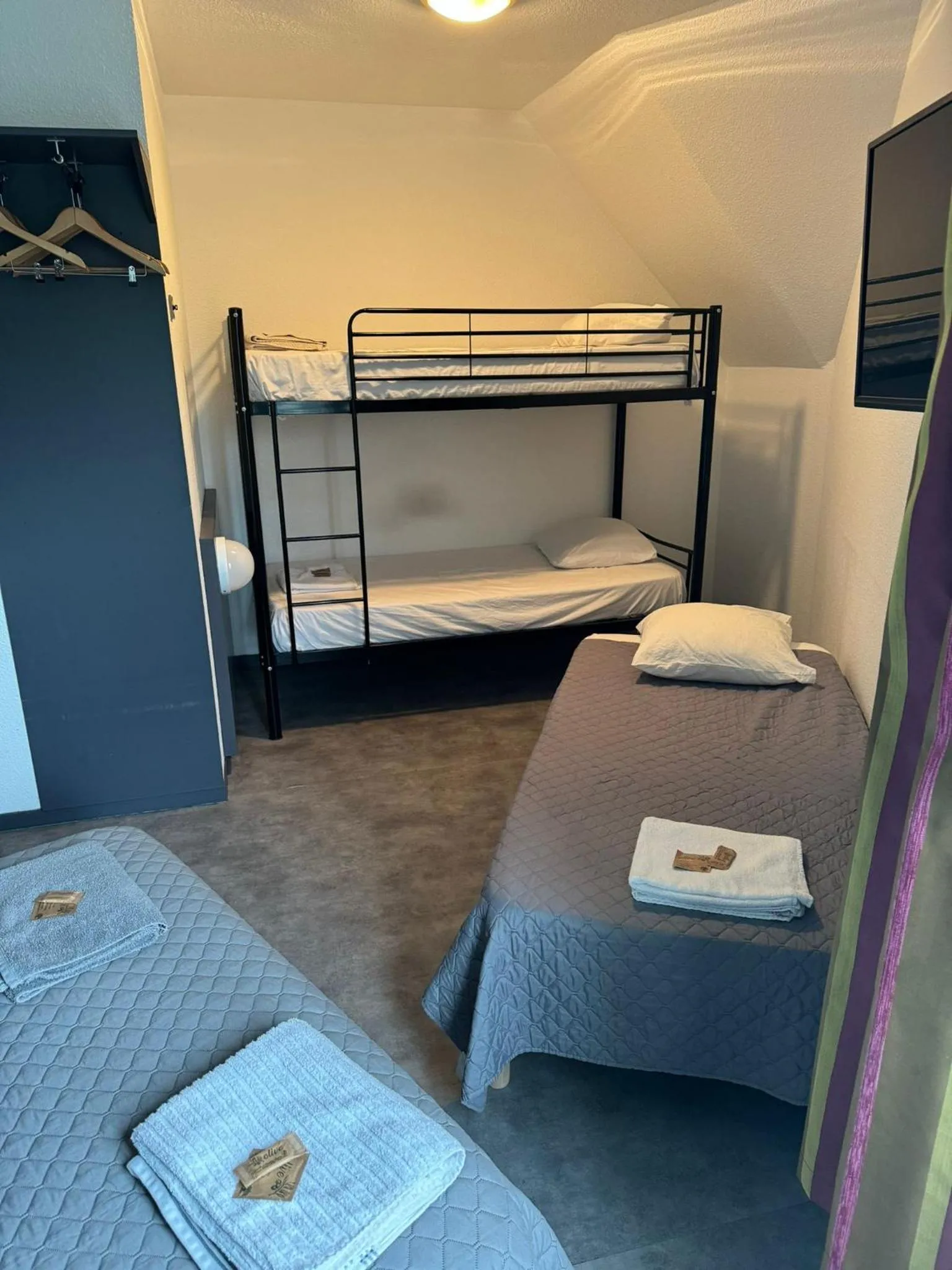 Bed in Hôtel La Nonette ASTERIX, CDG AIRPORT & PARIS CENTRE