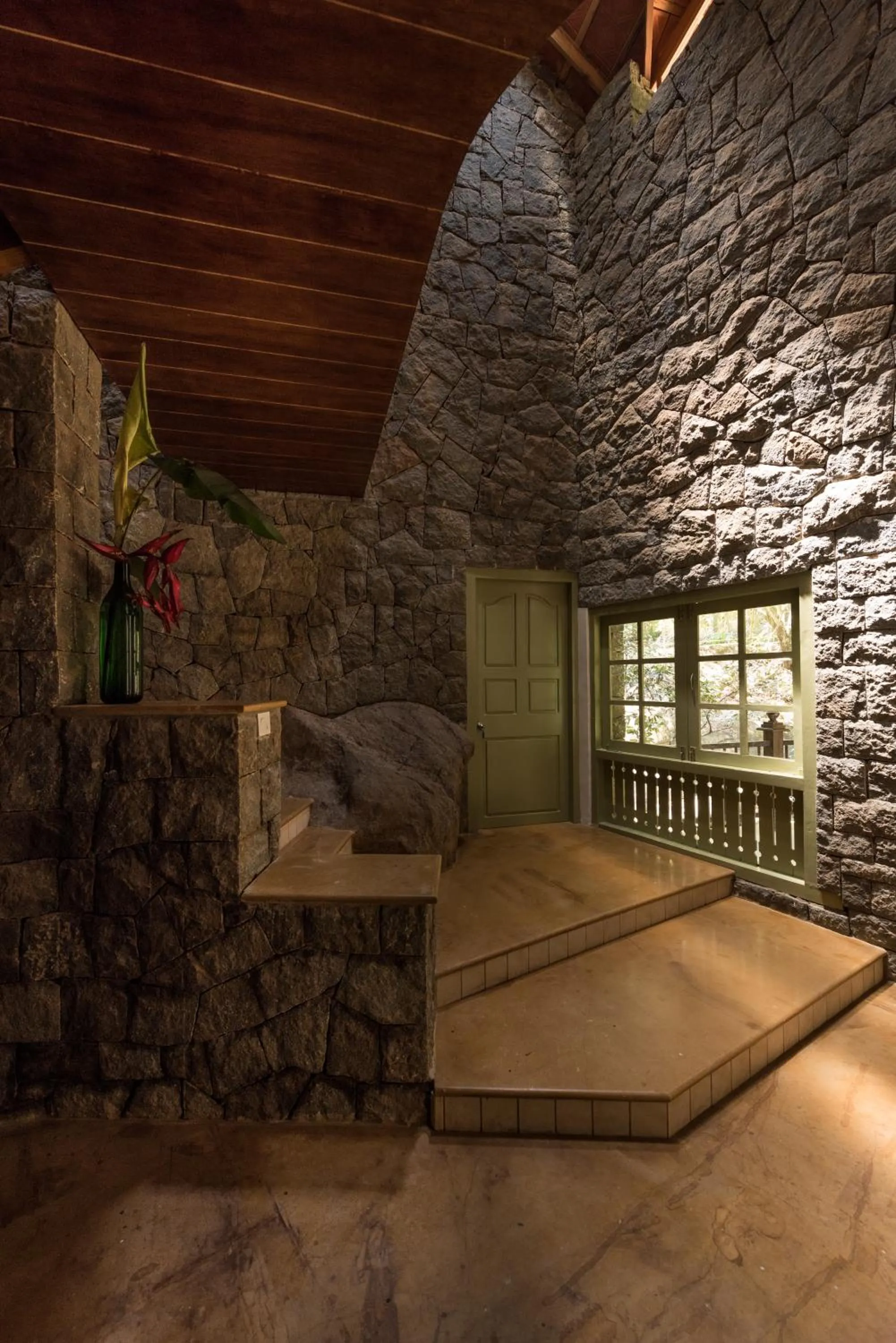 Living room in Mystic Mayapott, Thekkady