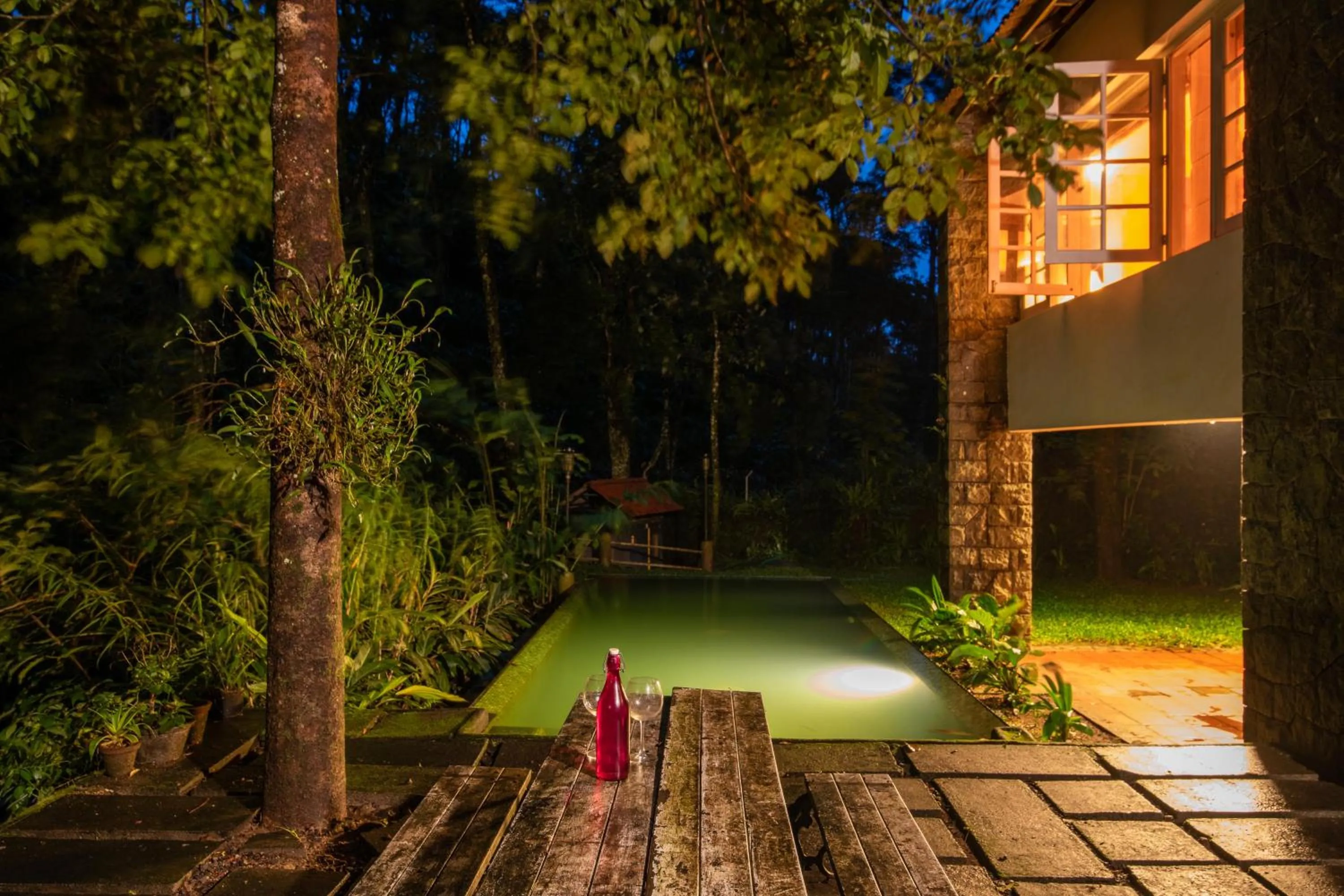 Swimming pool in Mystic Mayapott, Thekkady
