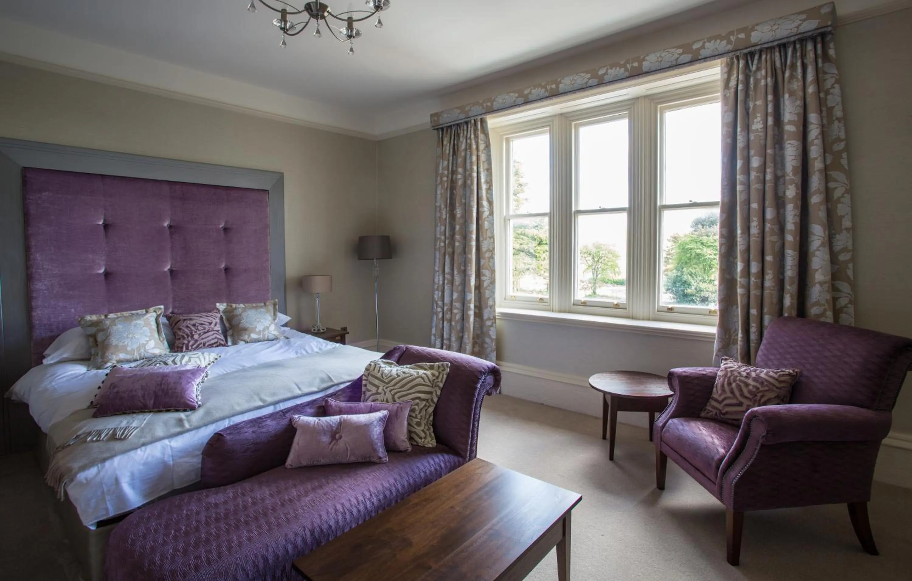 Bedroom, Bed in Kentisbury Grange