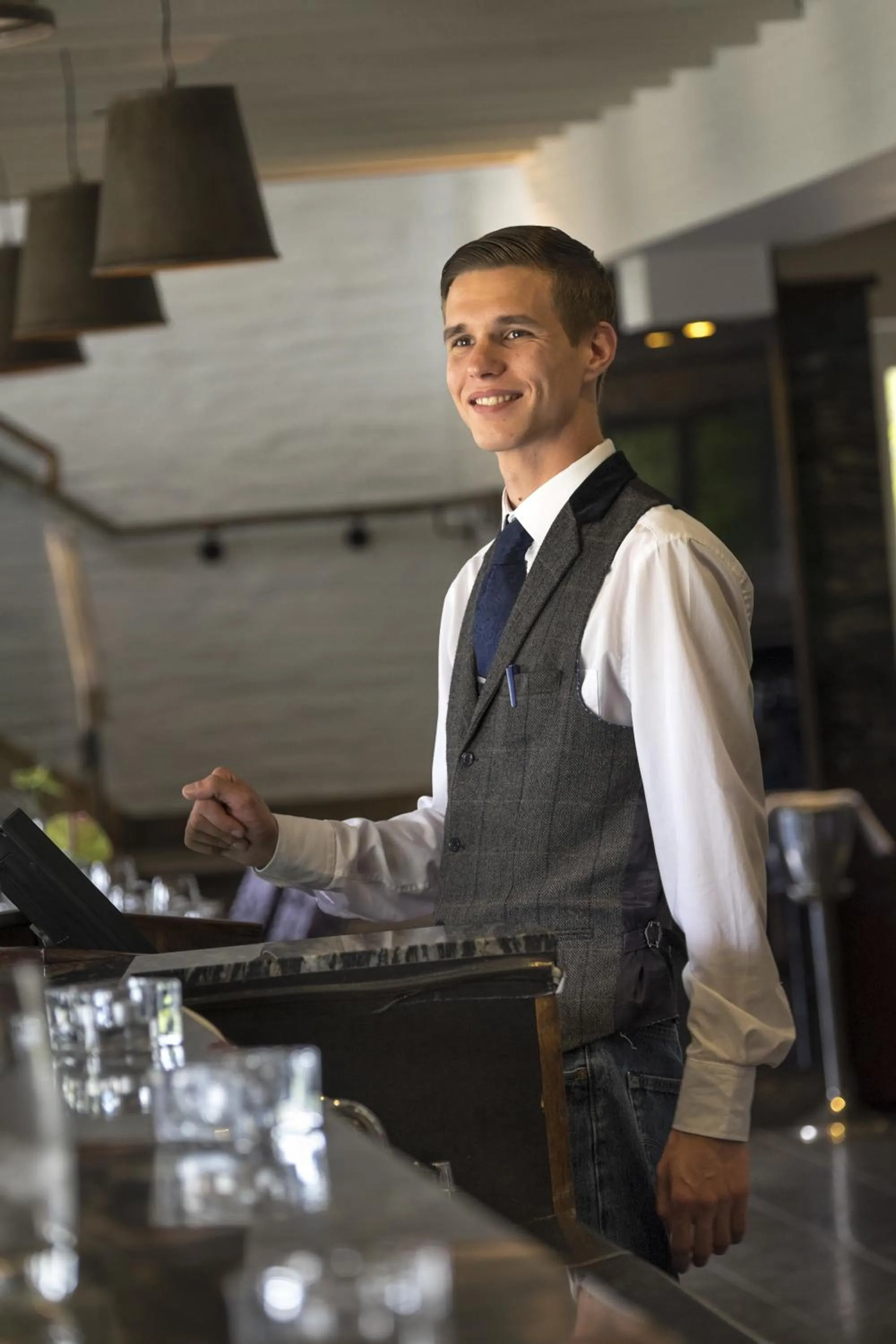 Staff in Kentisbury Grange