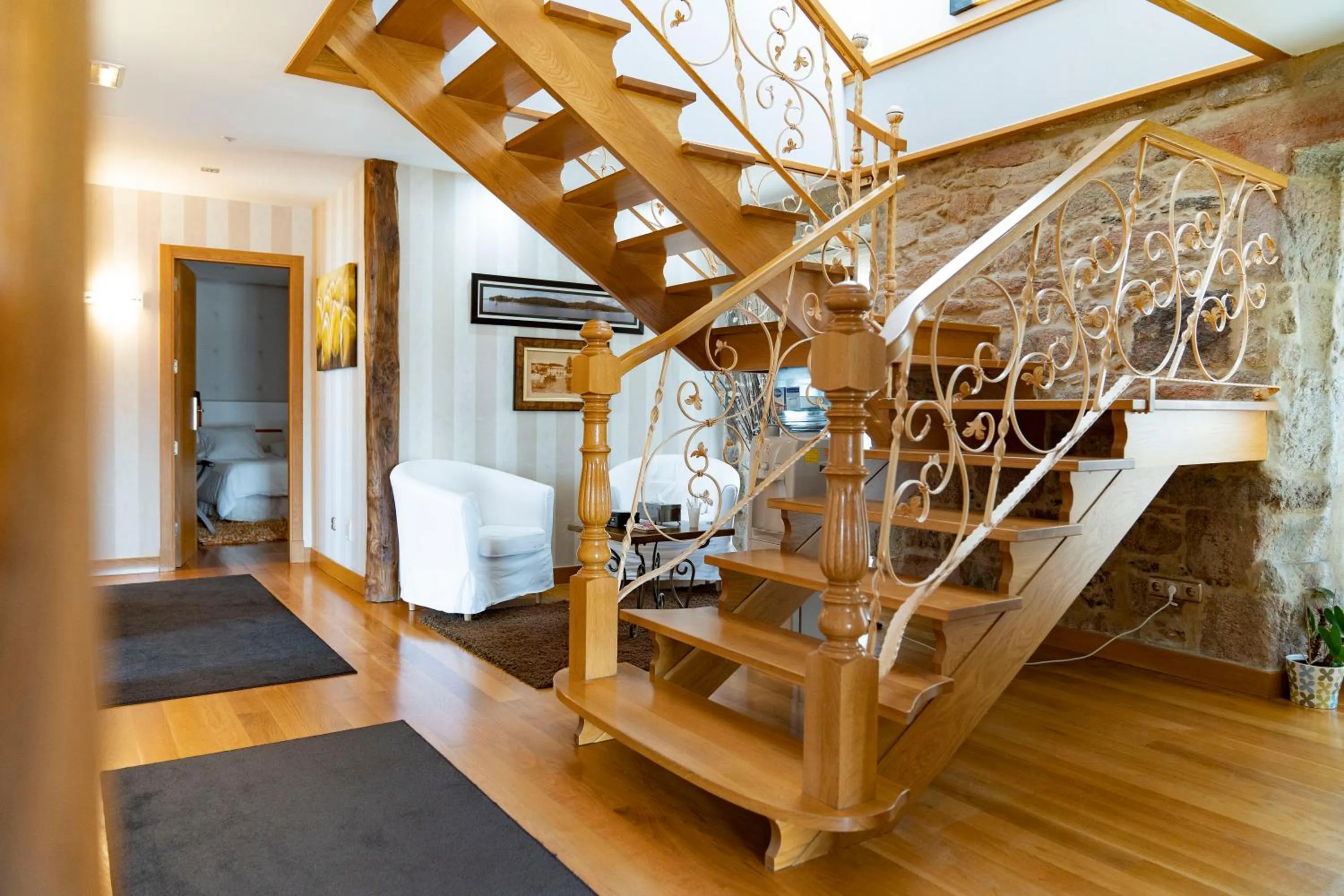 Lobby or reception in A Esmorga-Posada del Mar