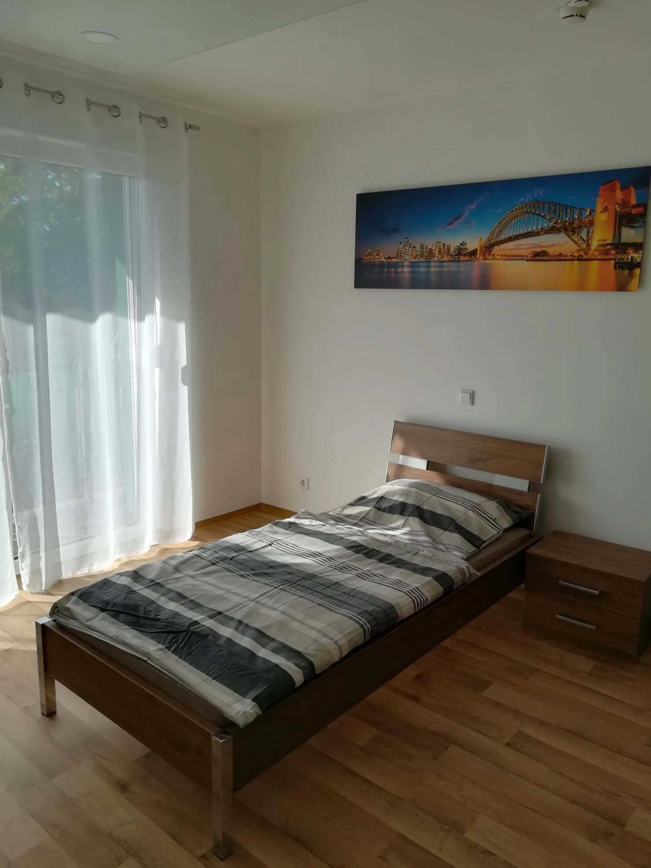 Photo of the whole room, Bed in Jura Hotel