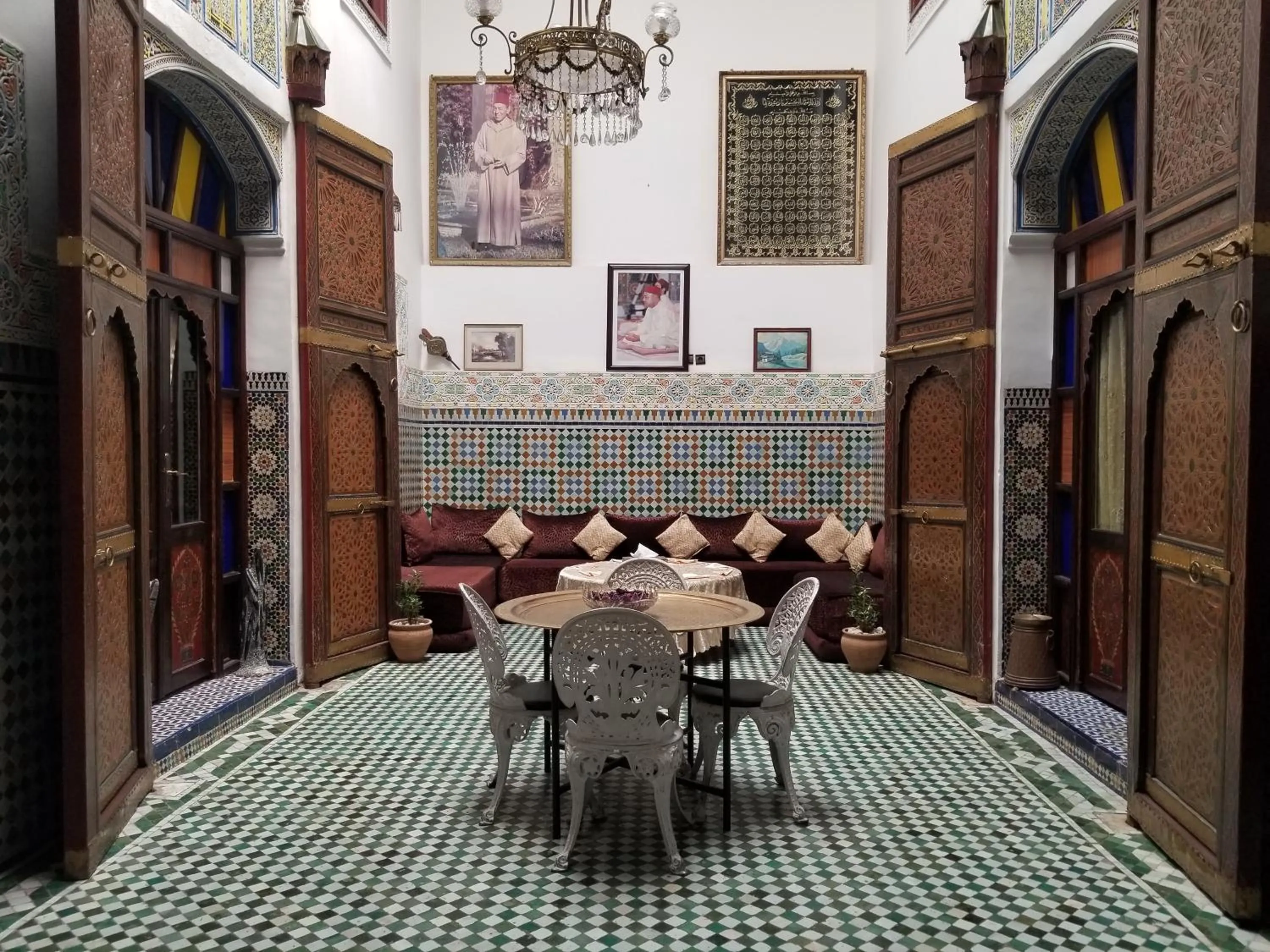 Patio in Riad El Bacha