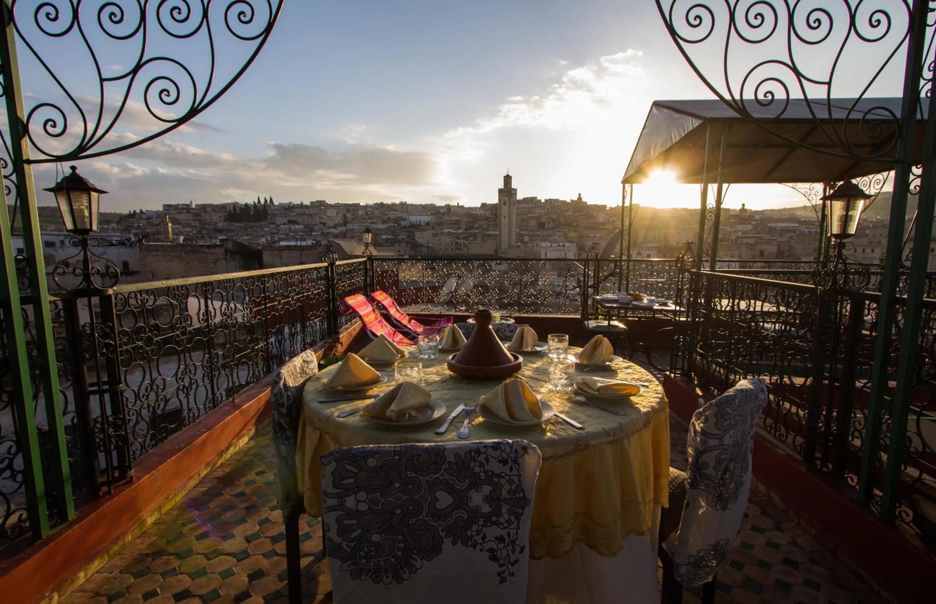 Balcony/Terrace in Riad El Bacha