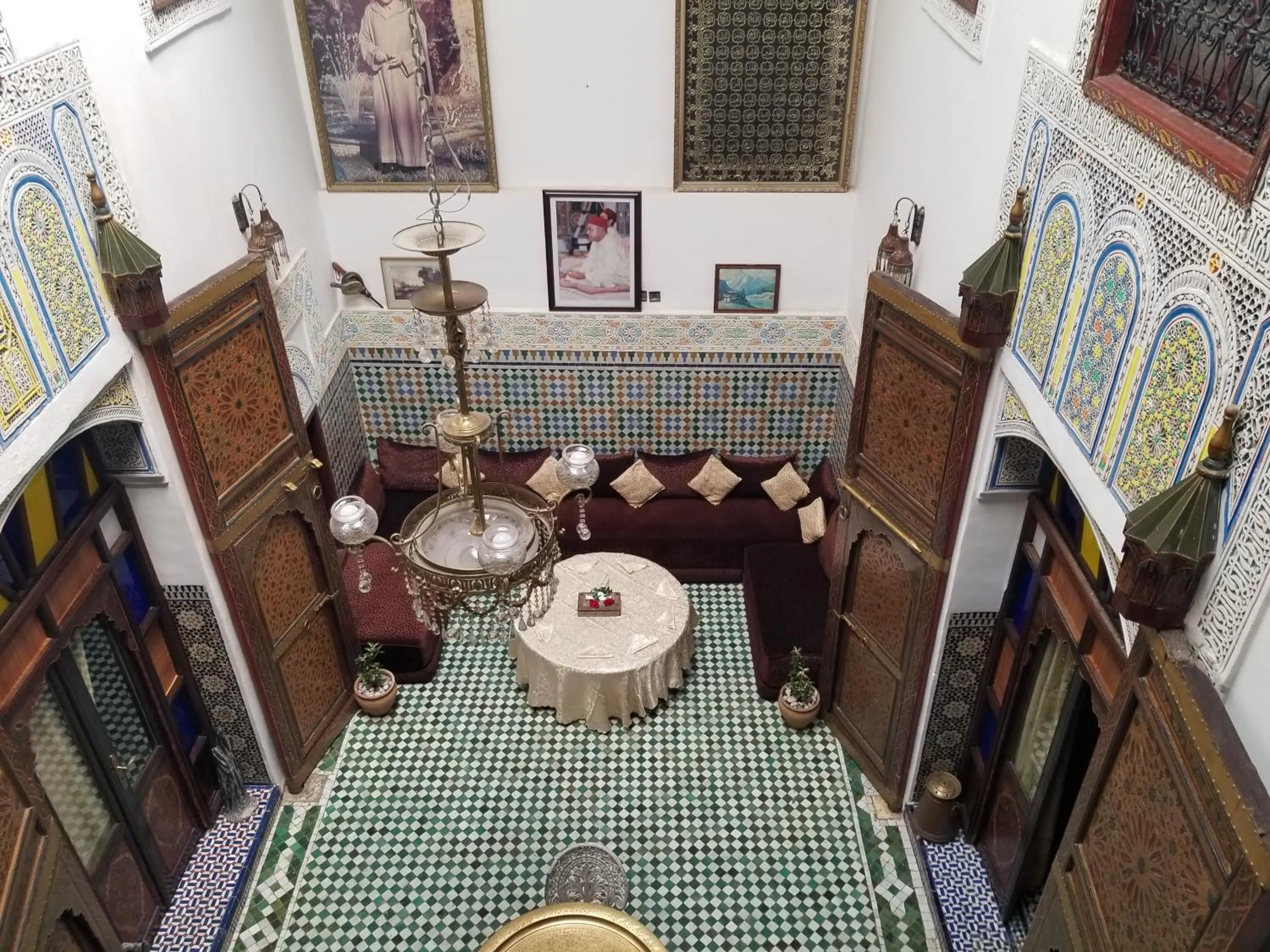 Patio in Riad El Bacha