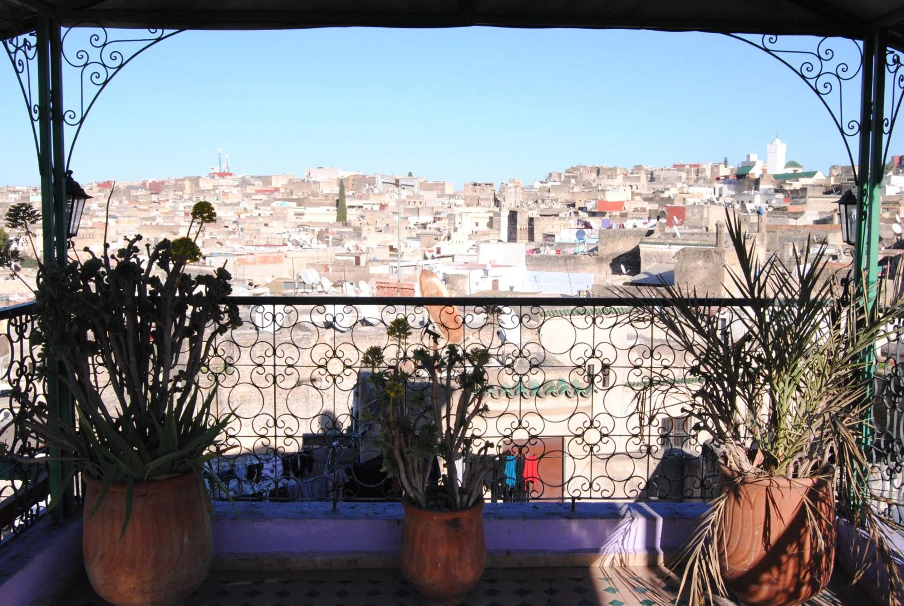 Balcony/Terrace in Riad El Bacha