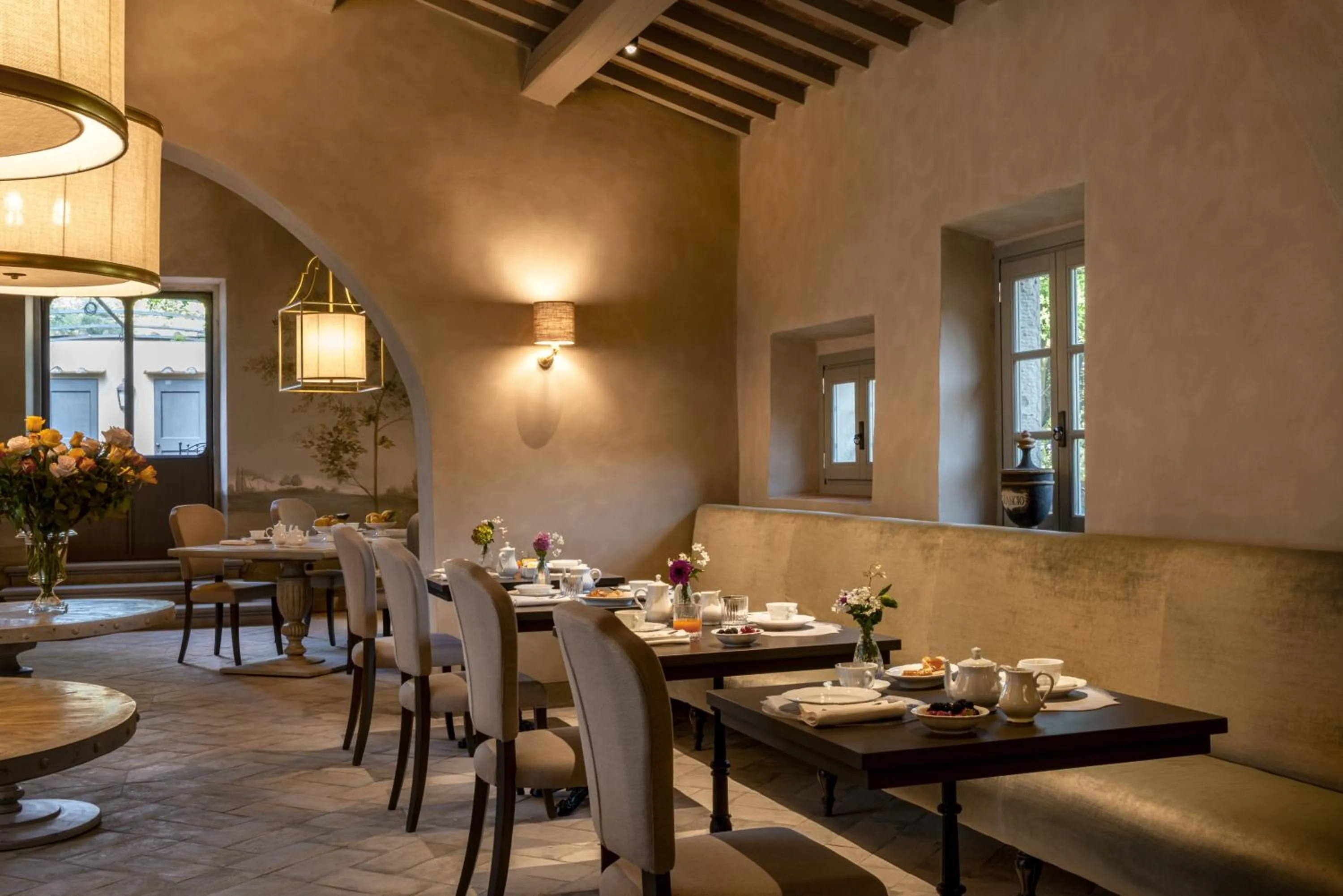 Breakfast in Torre a Cona Wine Estate