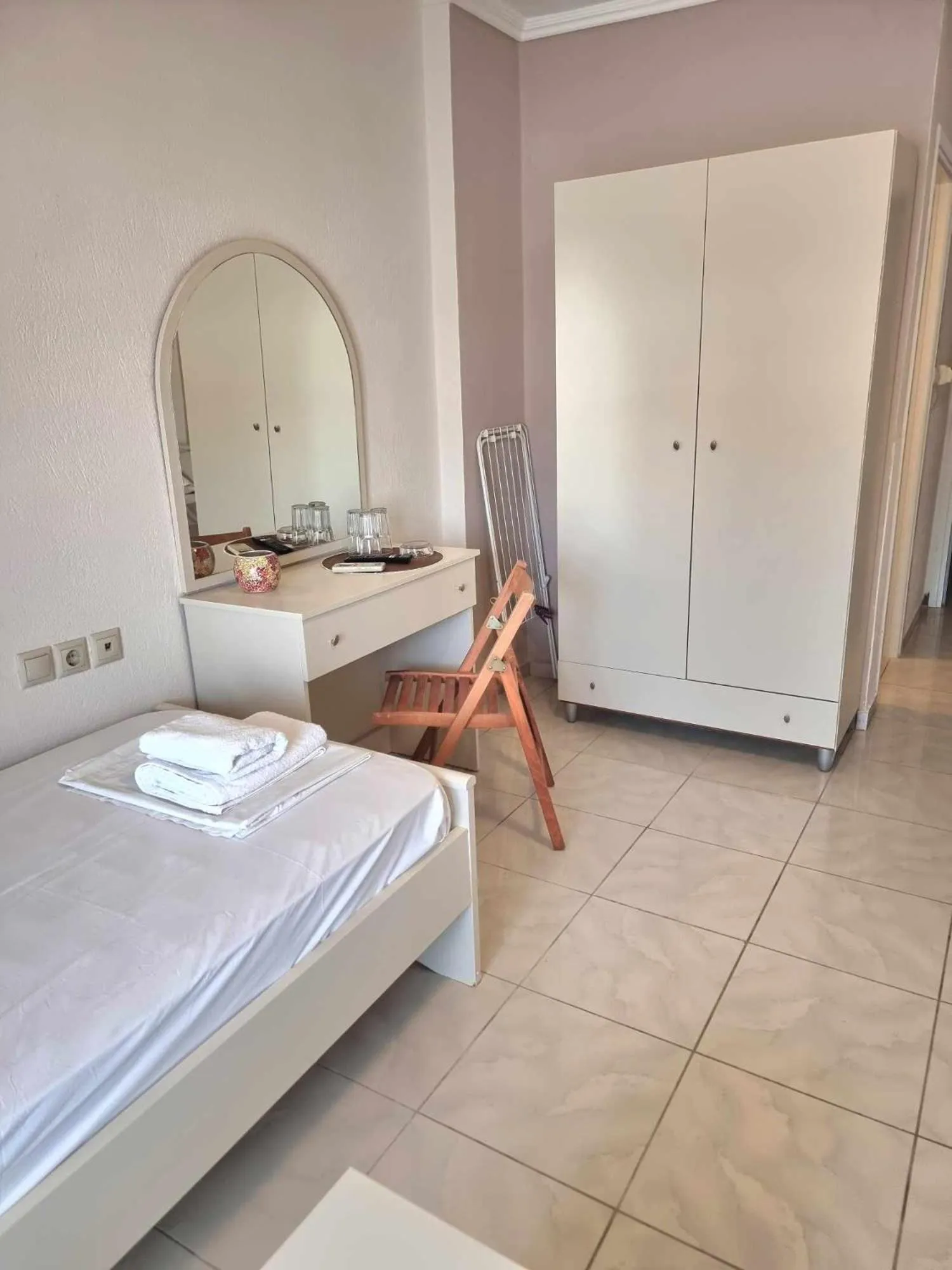 Bed in Hotel Nautilos