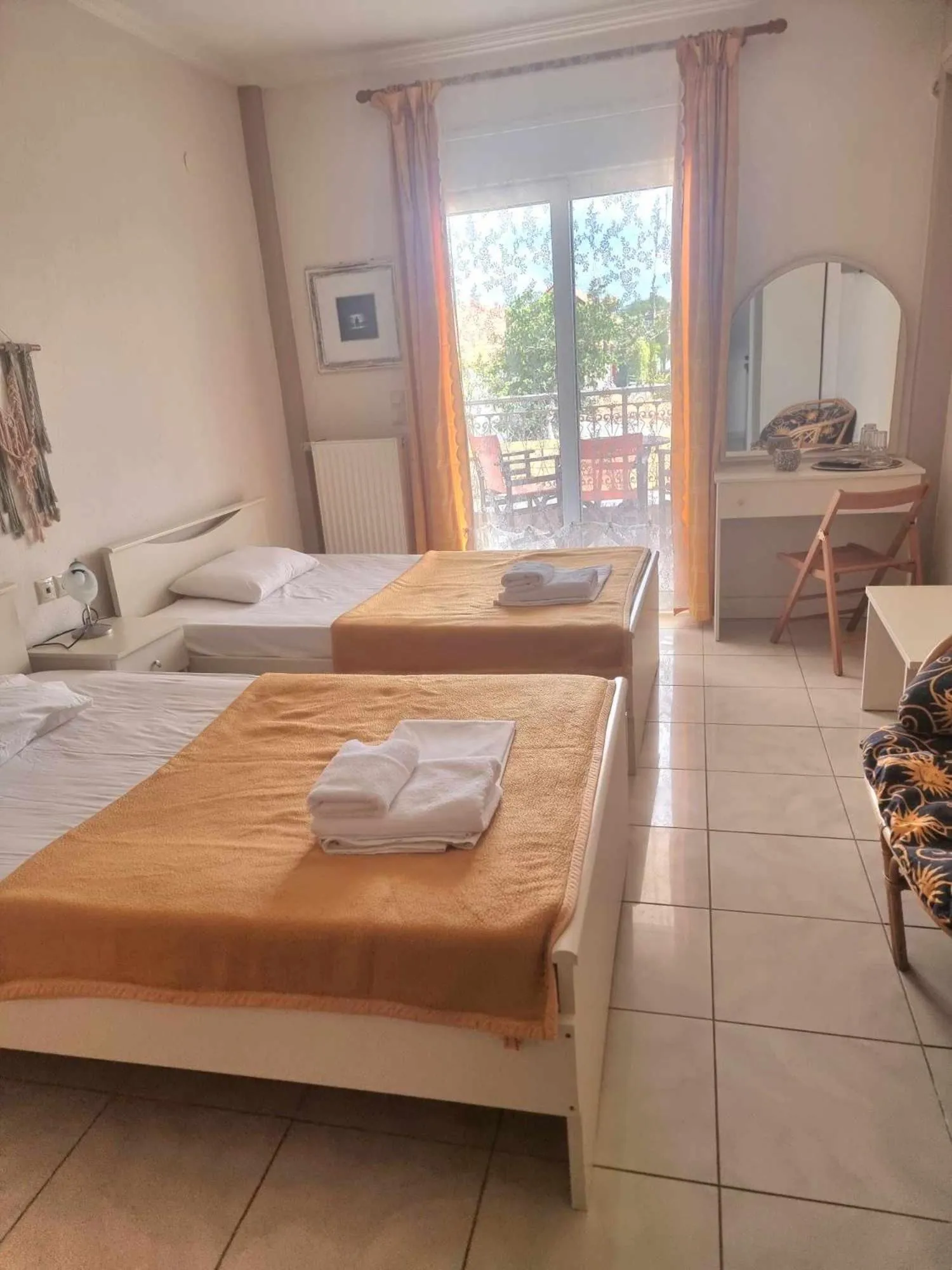 Bed in Hotel Nautilos