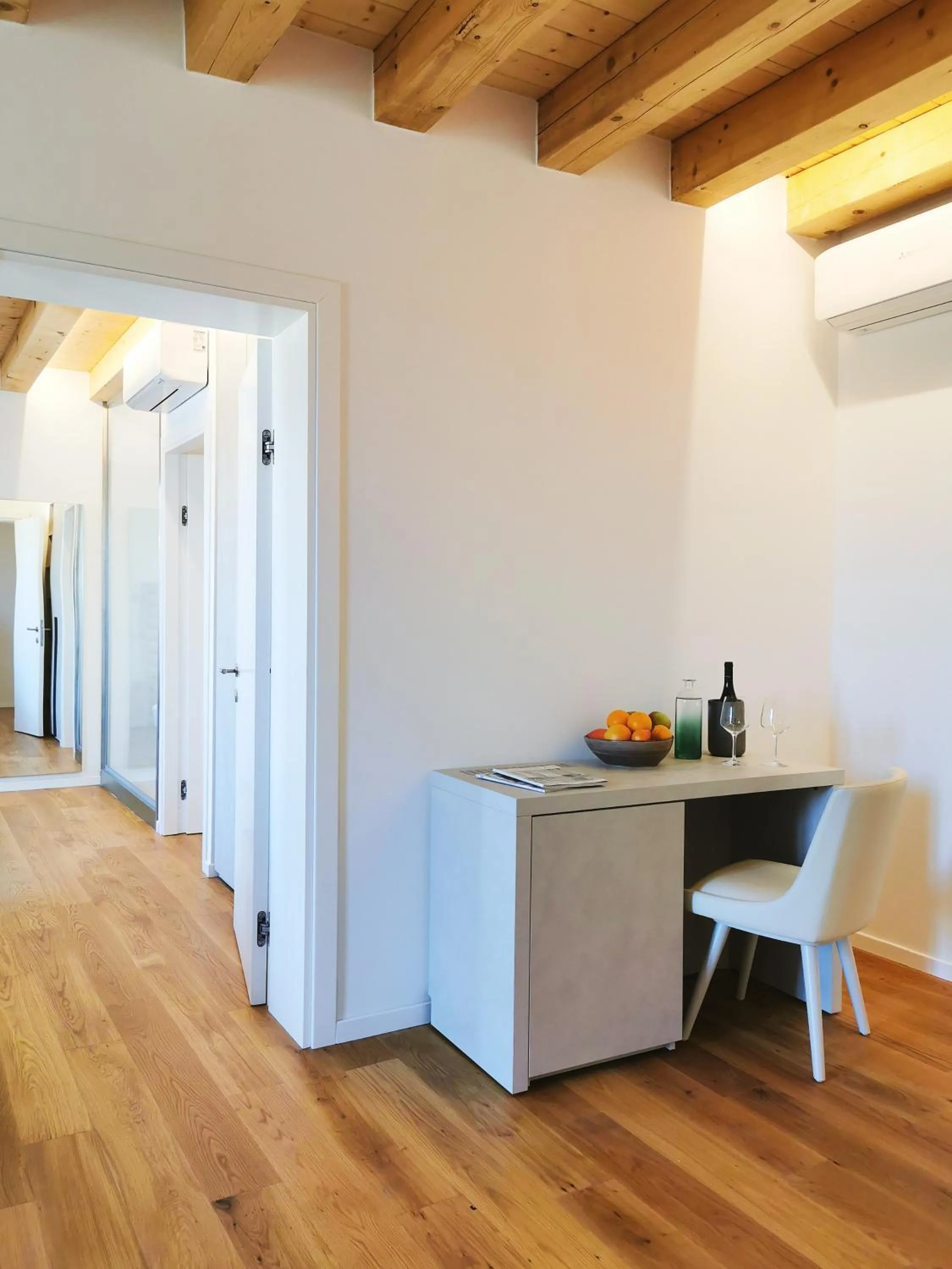 Seating area in Locanda del Delta