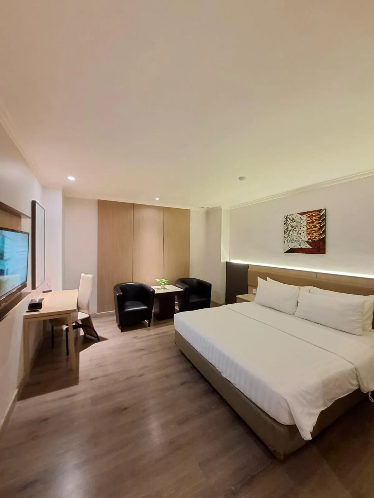 Bed in Orchardz Hotel Industri Jakarta Kemayoran