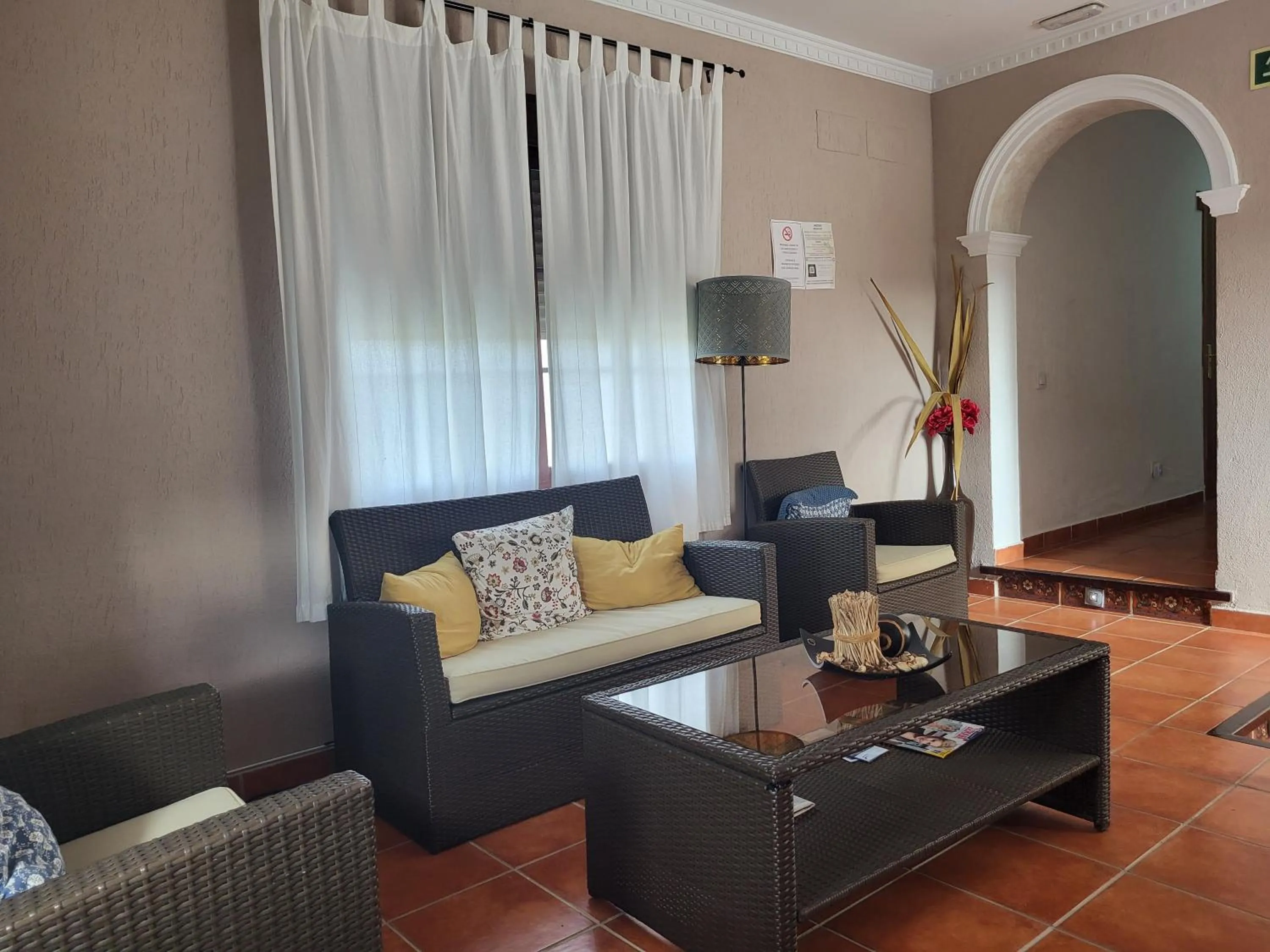 Living room in Hostal Rural La Plata Parking Incluido