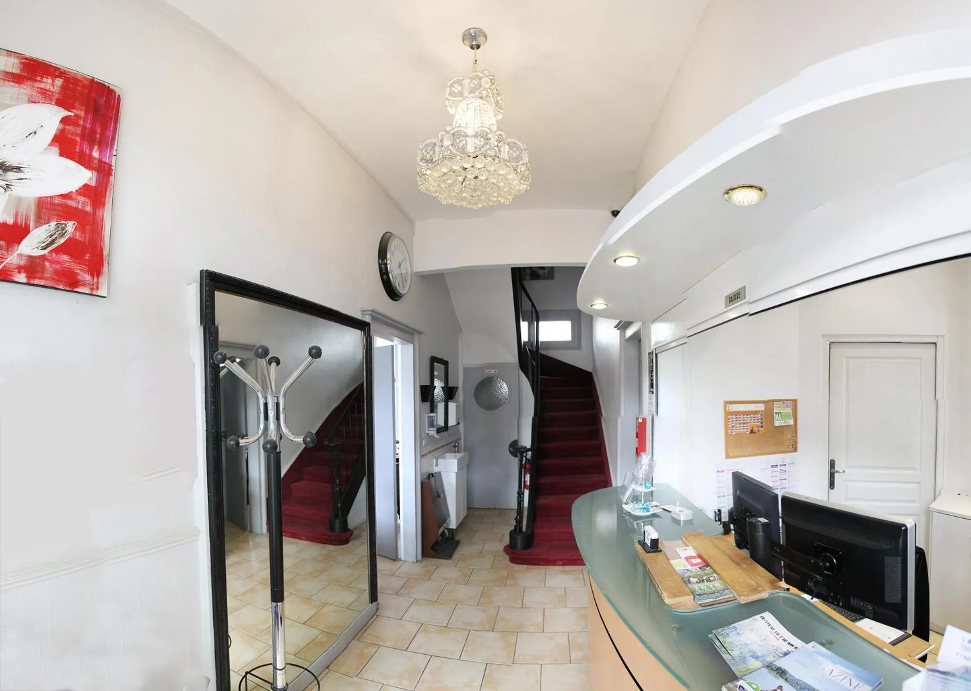 Lobby or reception in Hôtel de France