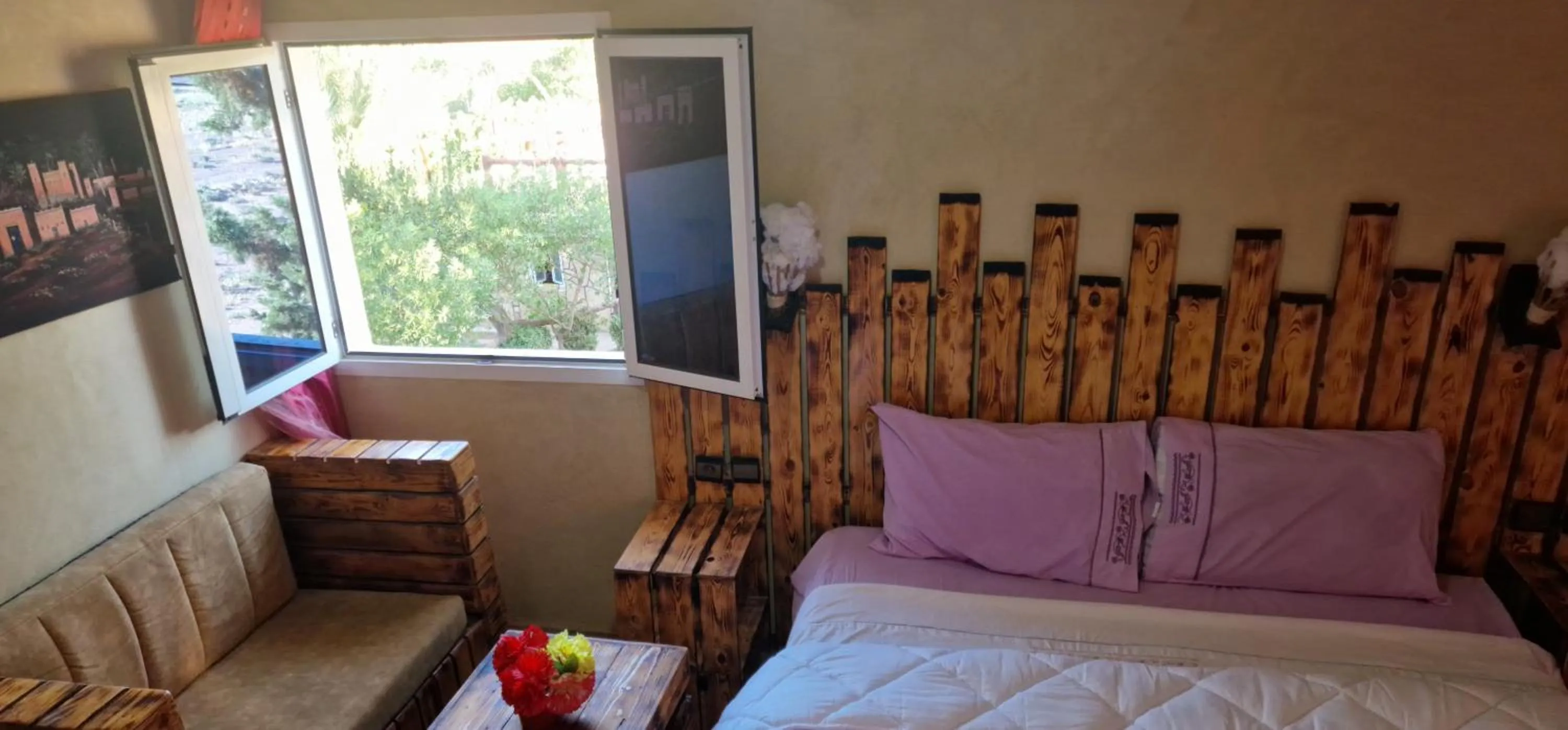 Bed in Bio Palace Hotel