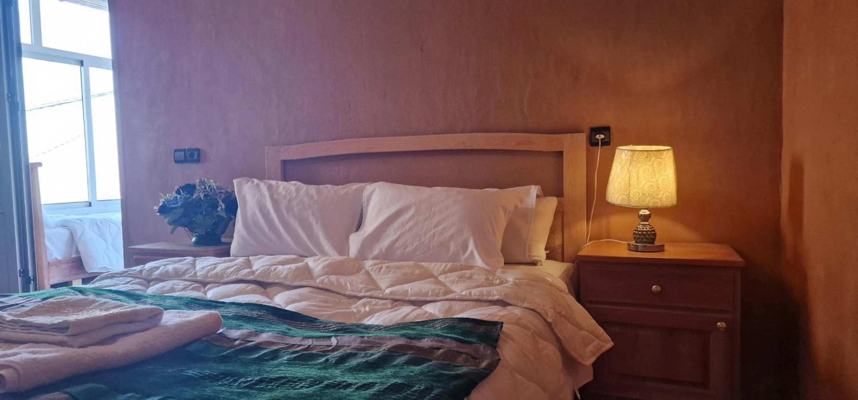 Bed in Bio Palace Hotel