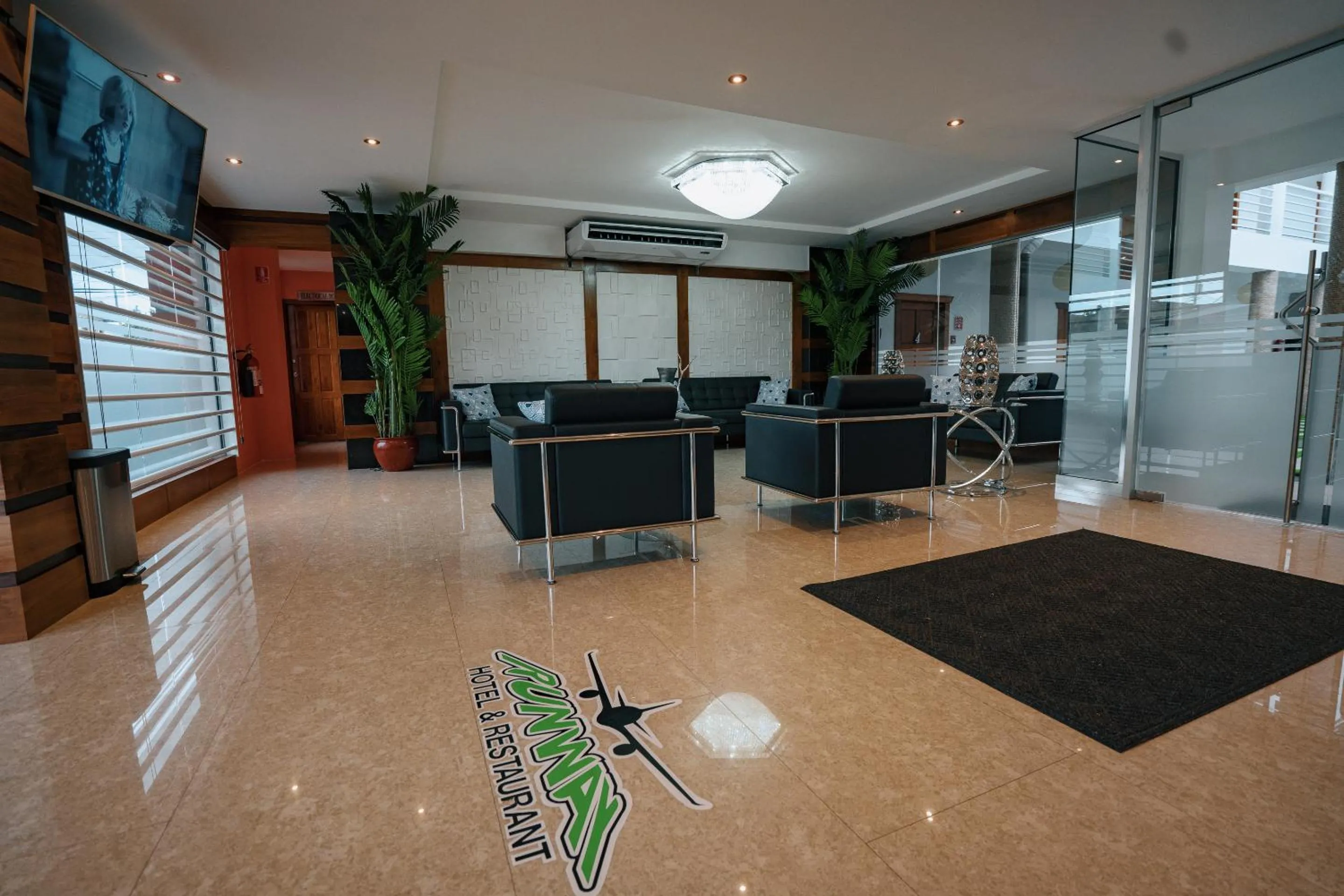 Lobby or reception in Runway Hotel