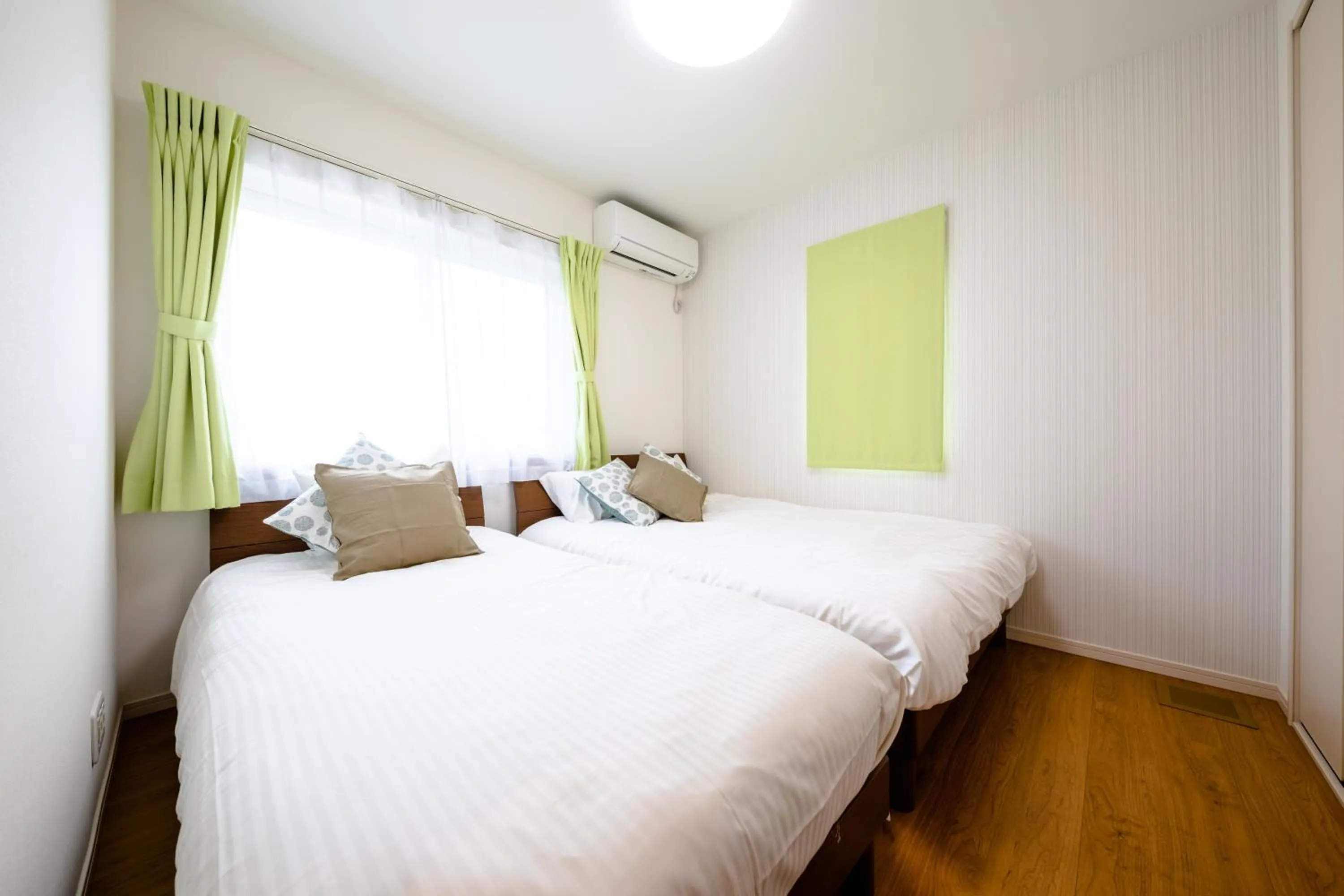 Bed in ID-STAY Kawaguchiko Ⅱ