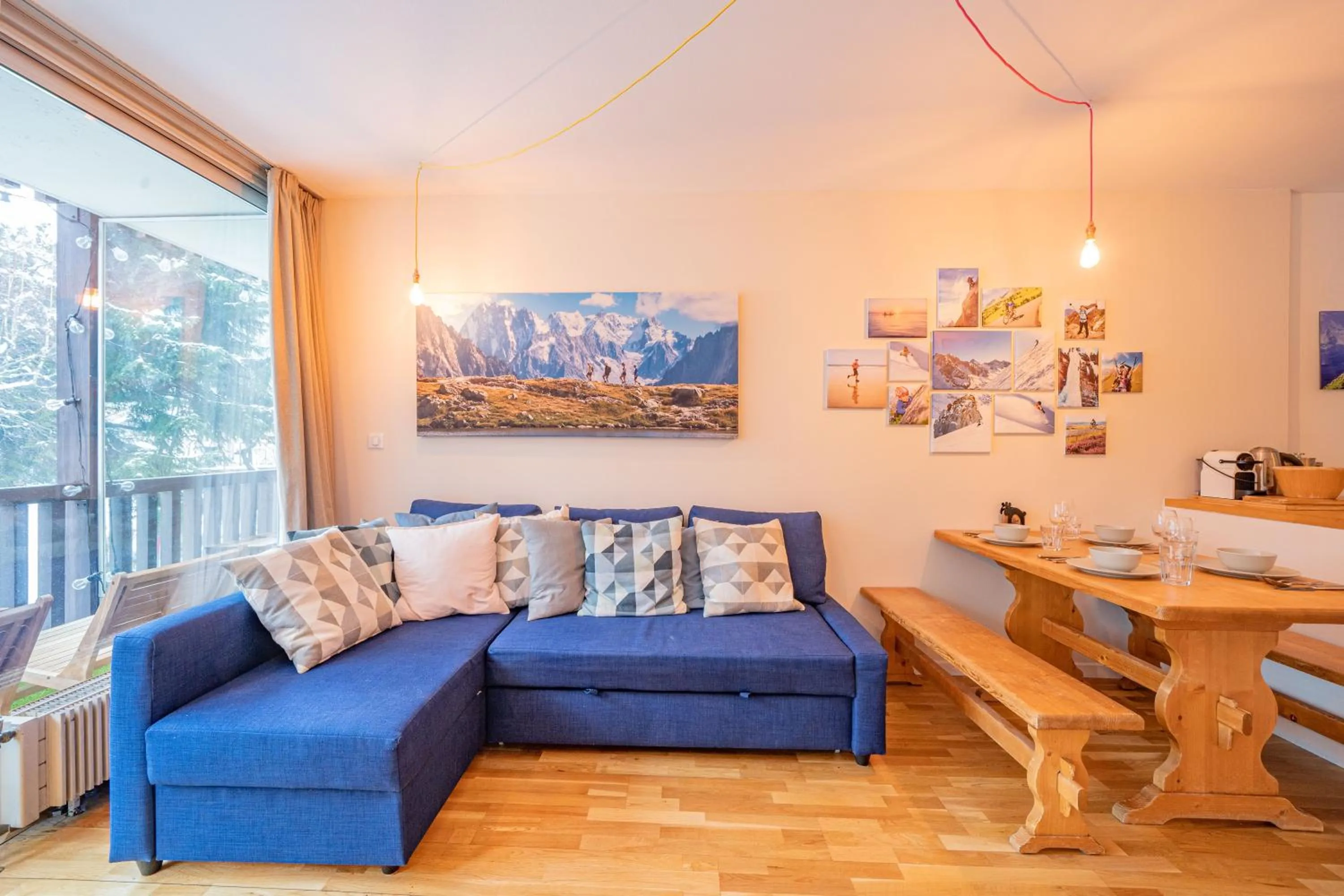 Living room in Apartment Arve - Chamonix Peaks Retreat