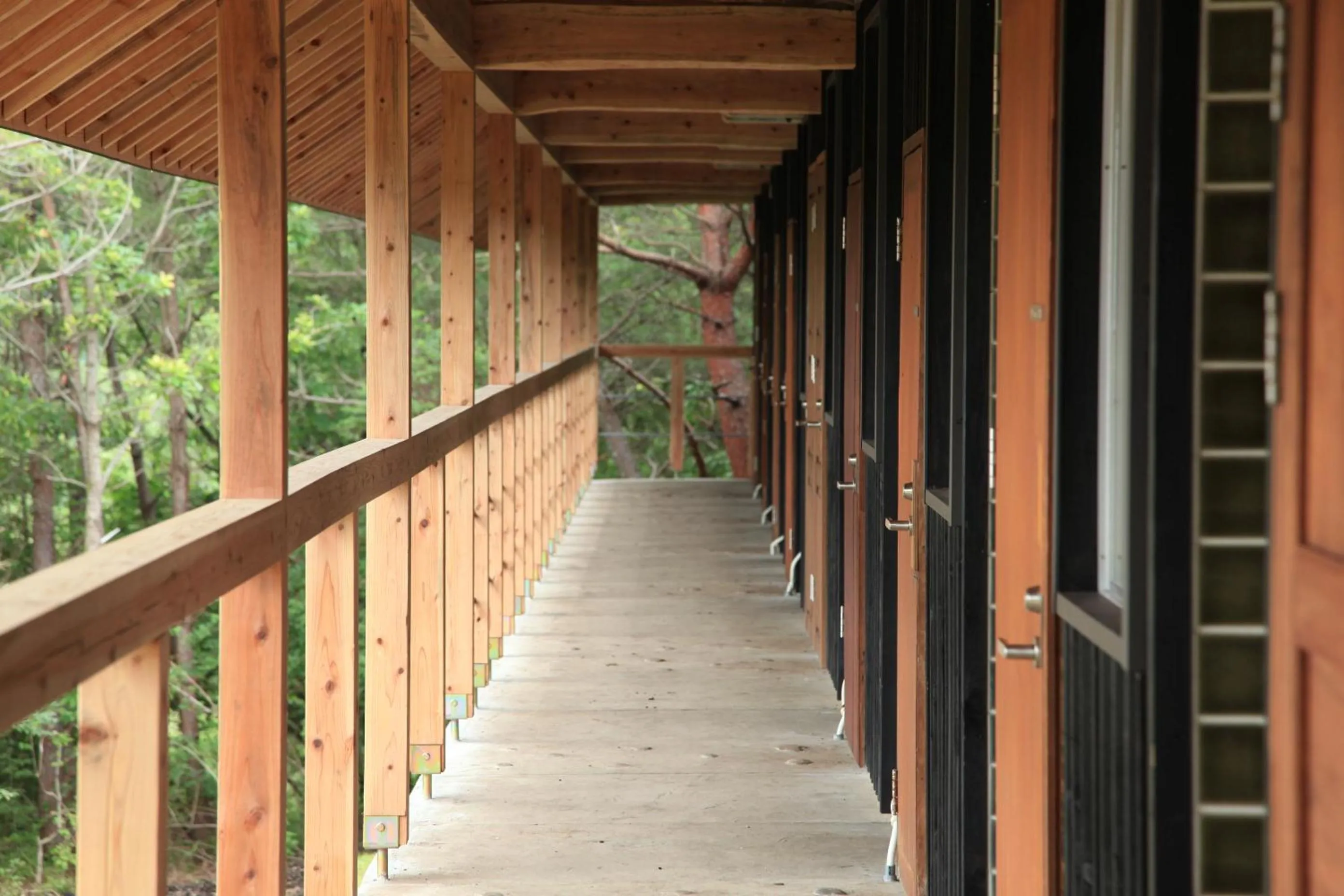 Balcony/Terrace in Lodge Toranoyu