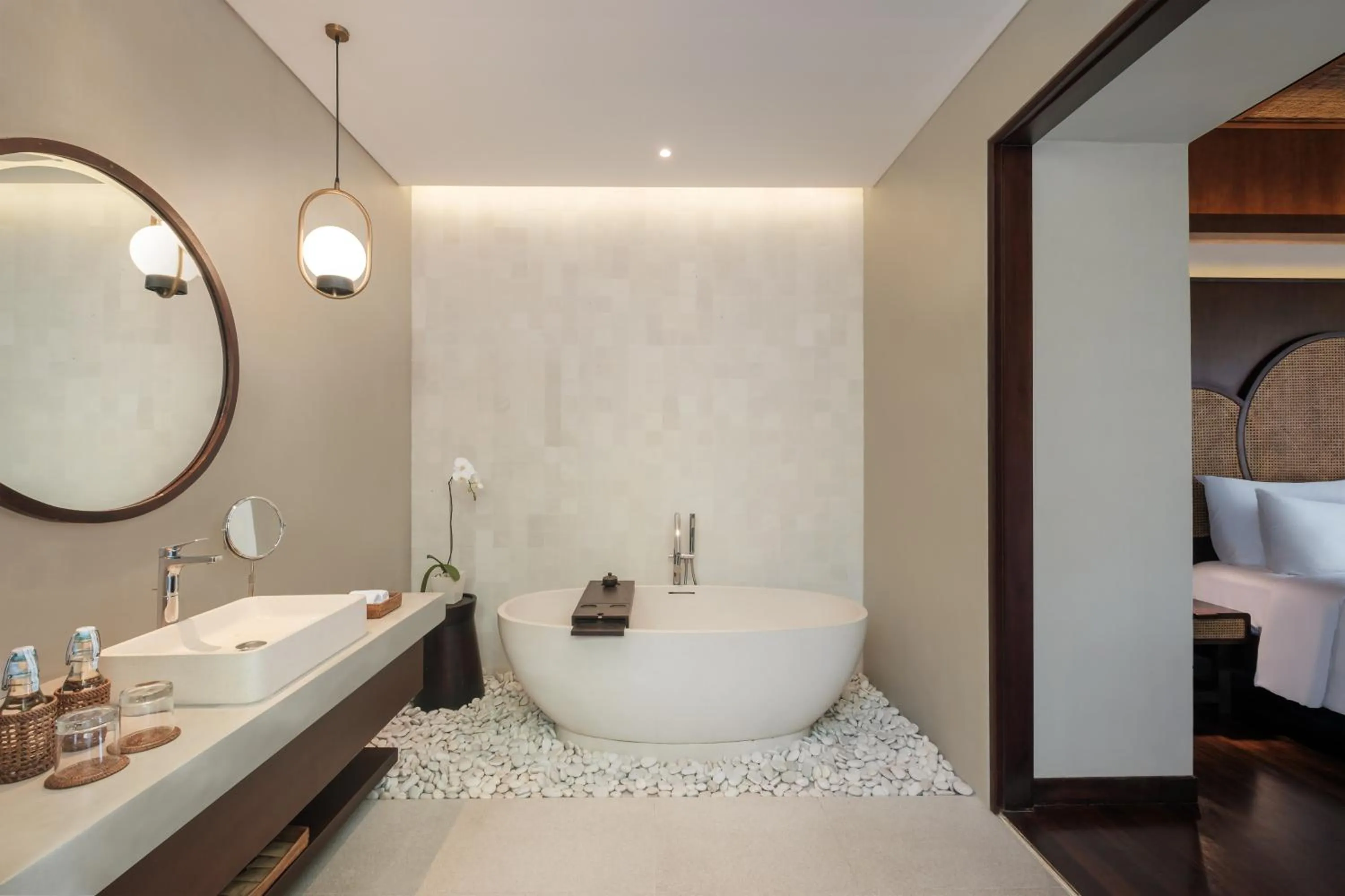 Bathroom, Bed in The Garcia Ubud Hotel & Resort