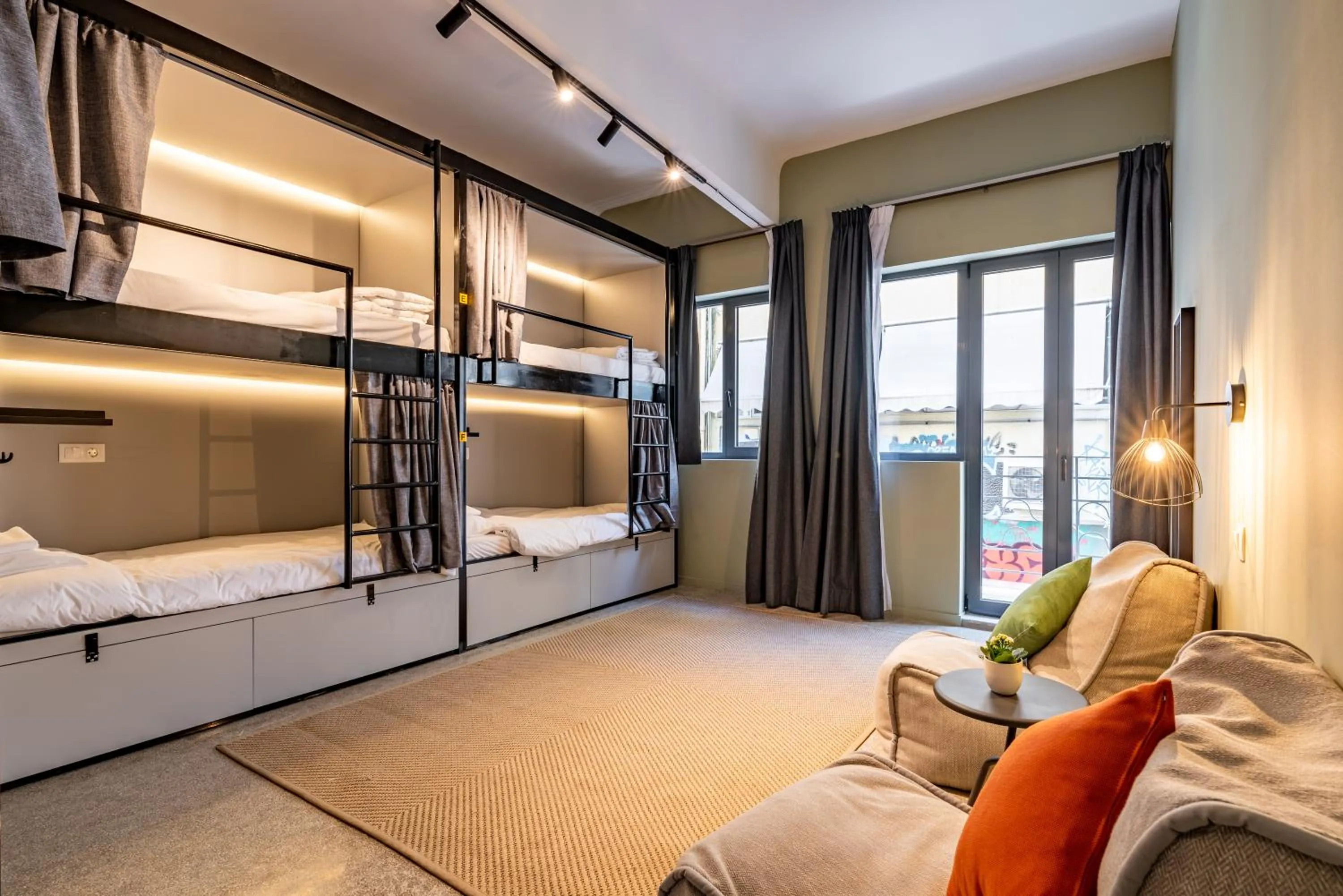 bunk bed, Bed in Athens Hub Hostel