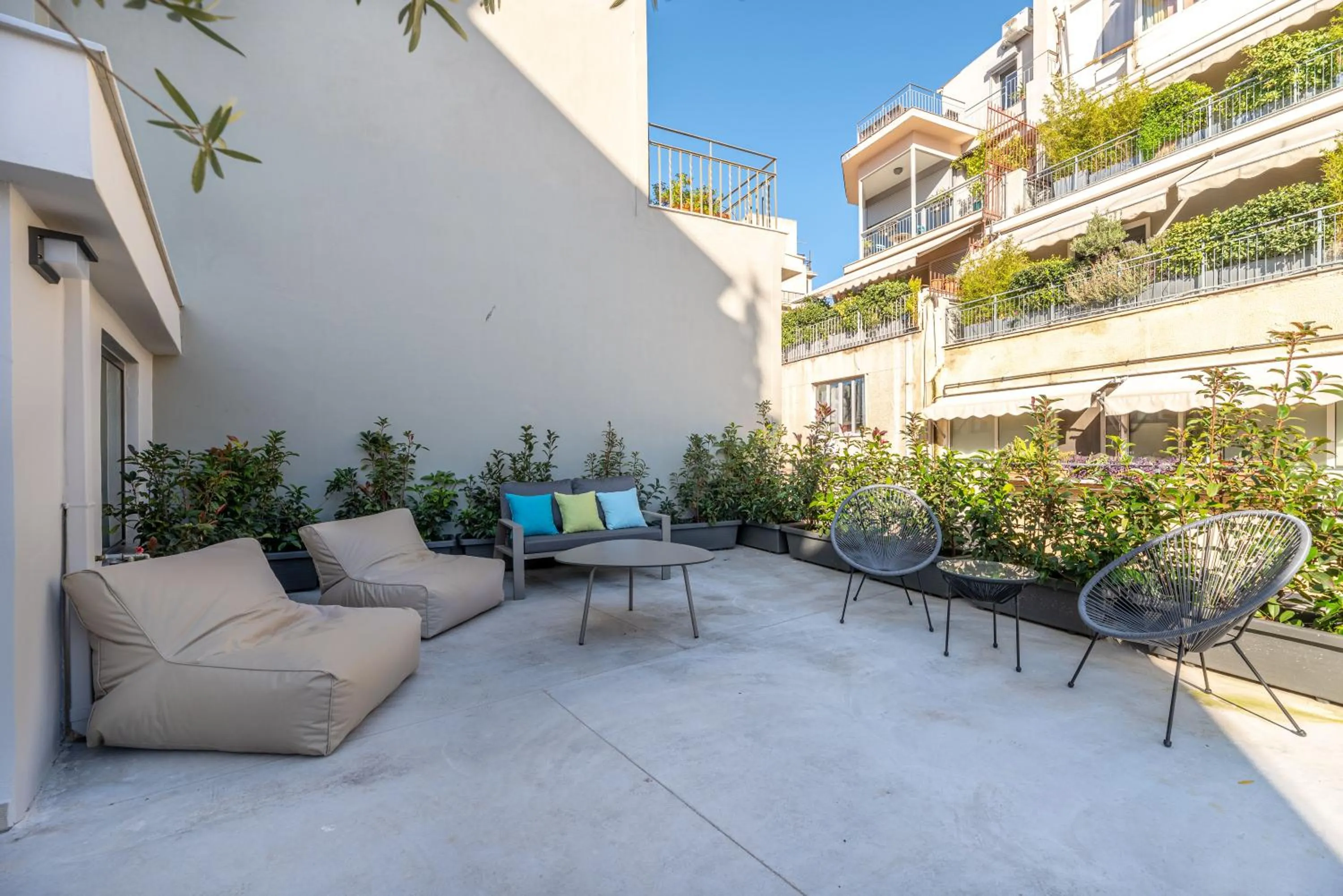 Balcony/Terrace in Athens Hub Hostel